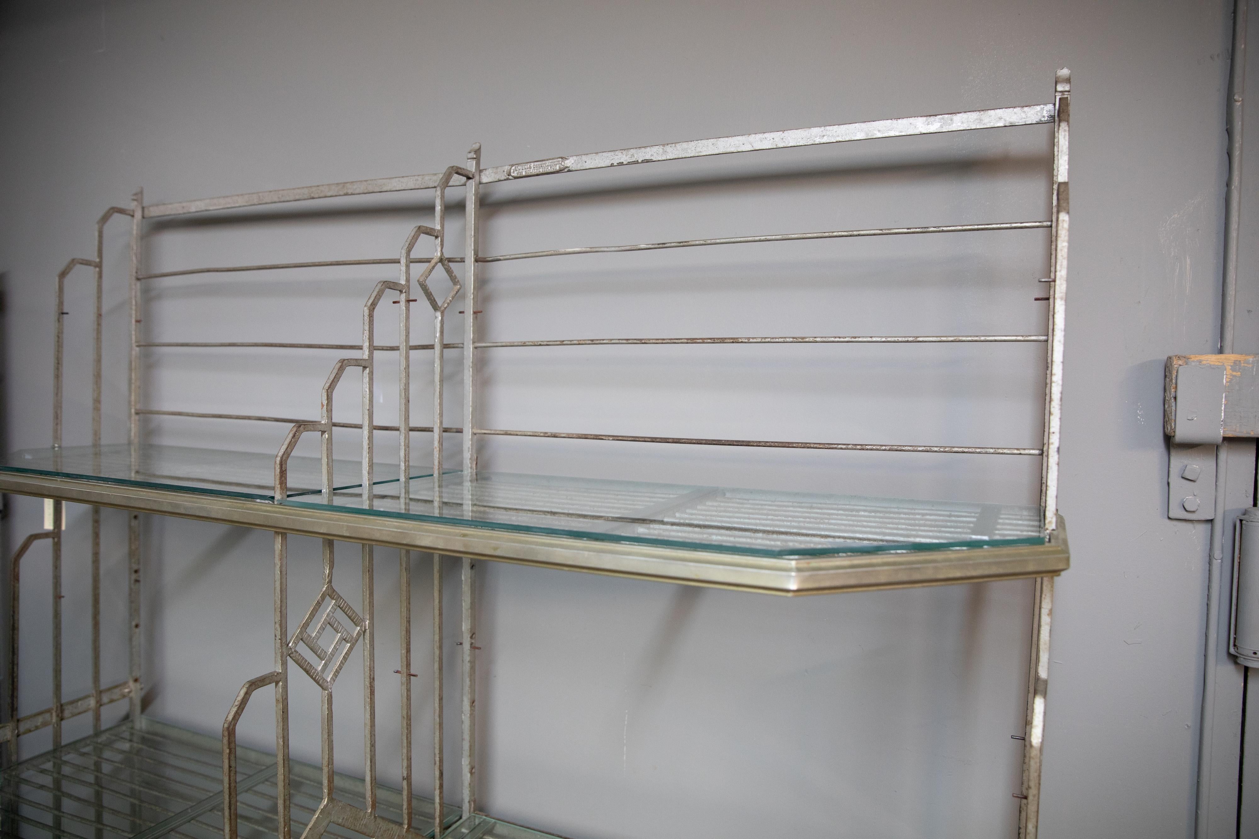 20th Century French Art Deco Bakers Rack Made in Leon France