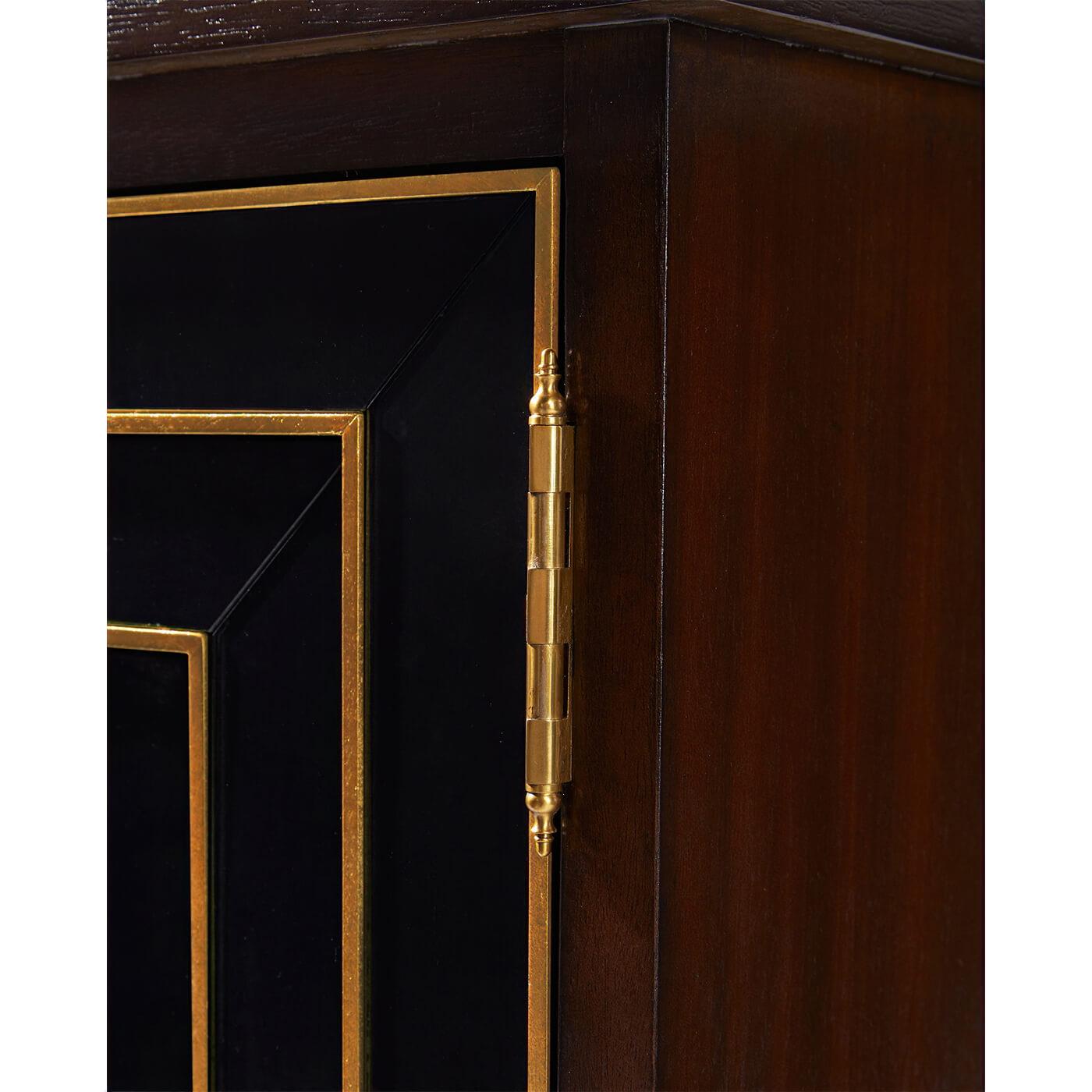 Contemporary French Art Deco Bar Cabinet For Sale