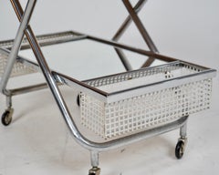 French Art Deco Bar Cart Drinks Trolley