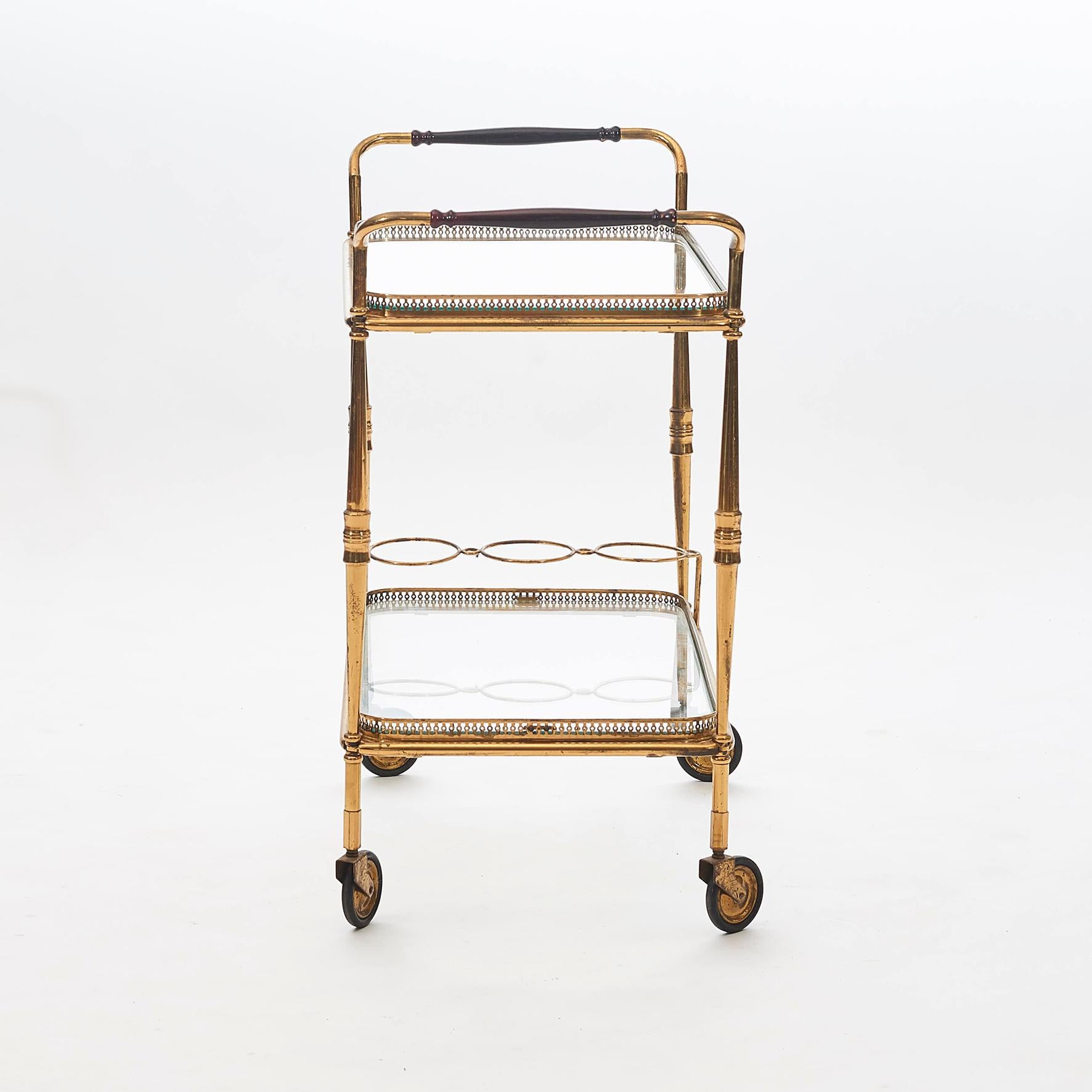 art deco tea trolley