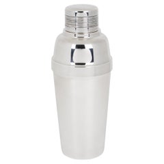 French Art Deco Barware Silver Plate Cocktail Shaker by Ercuis, Paris