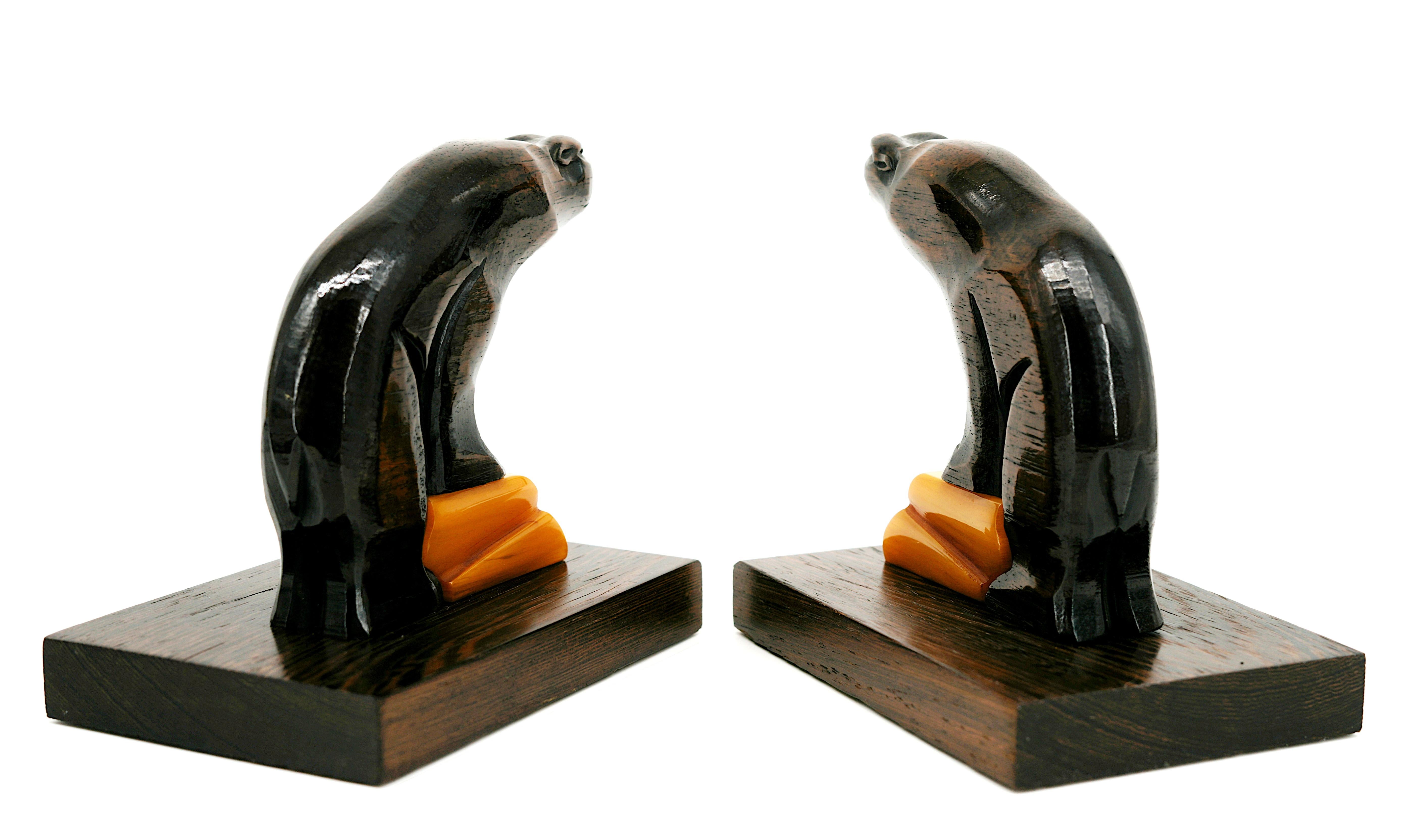 French, Art Deco Bears Bookends, 1930s For Sale 3
