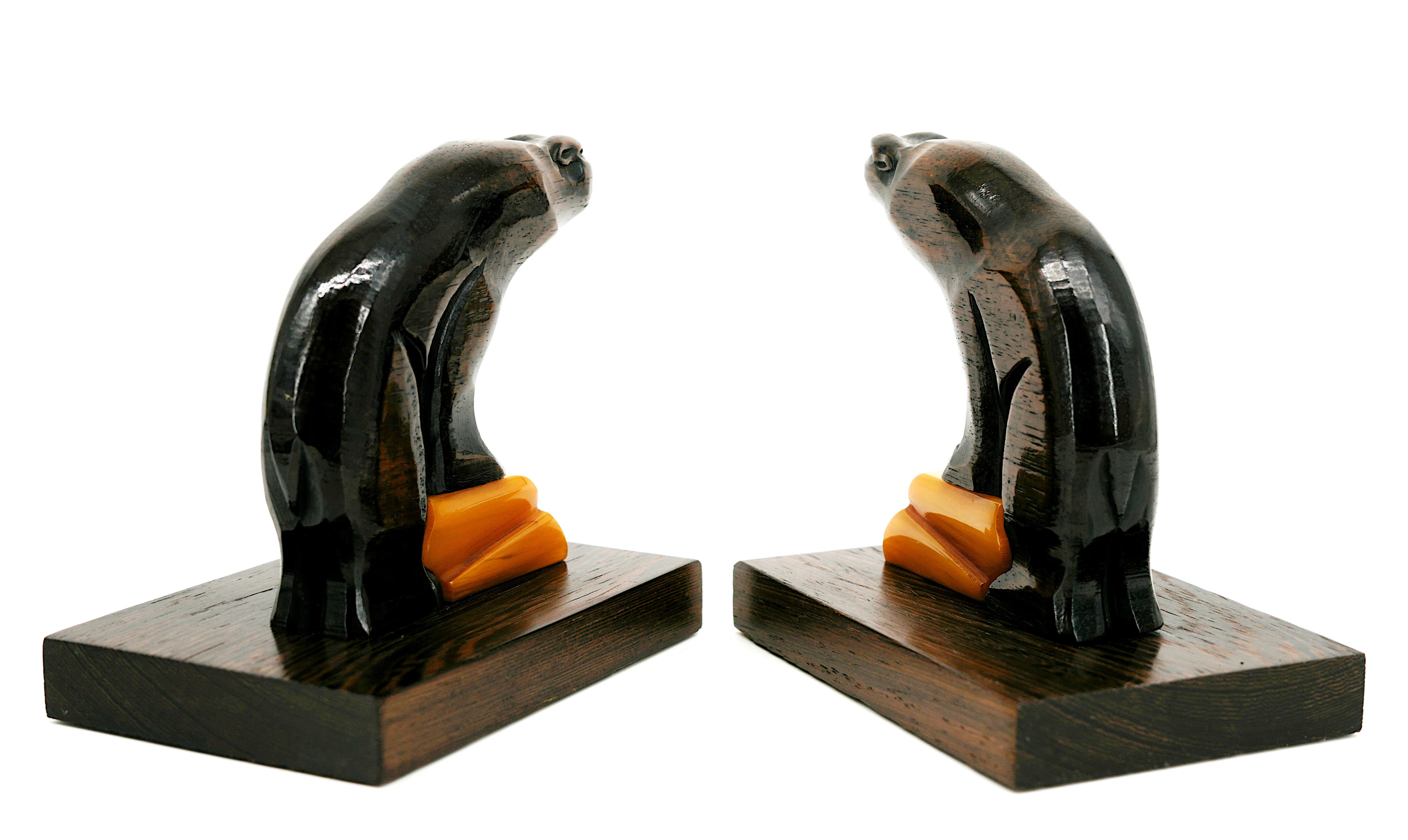 French, Art Deco Bears Bookends, 1920 For Sale 3