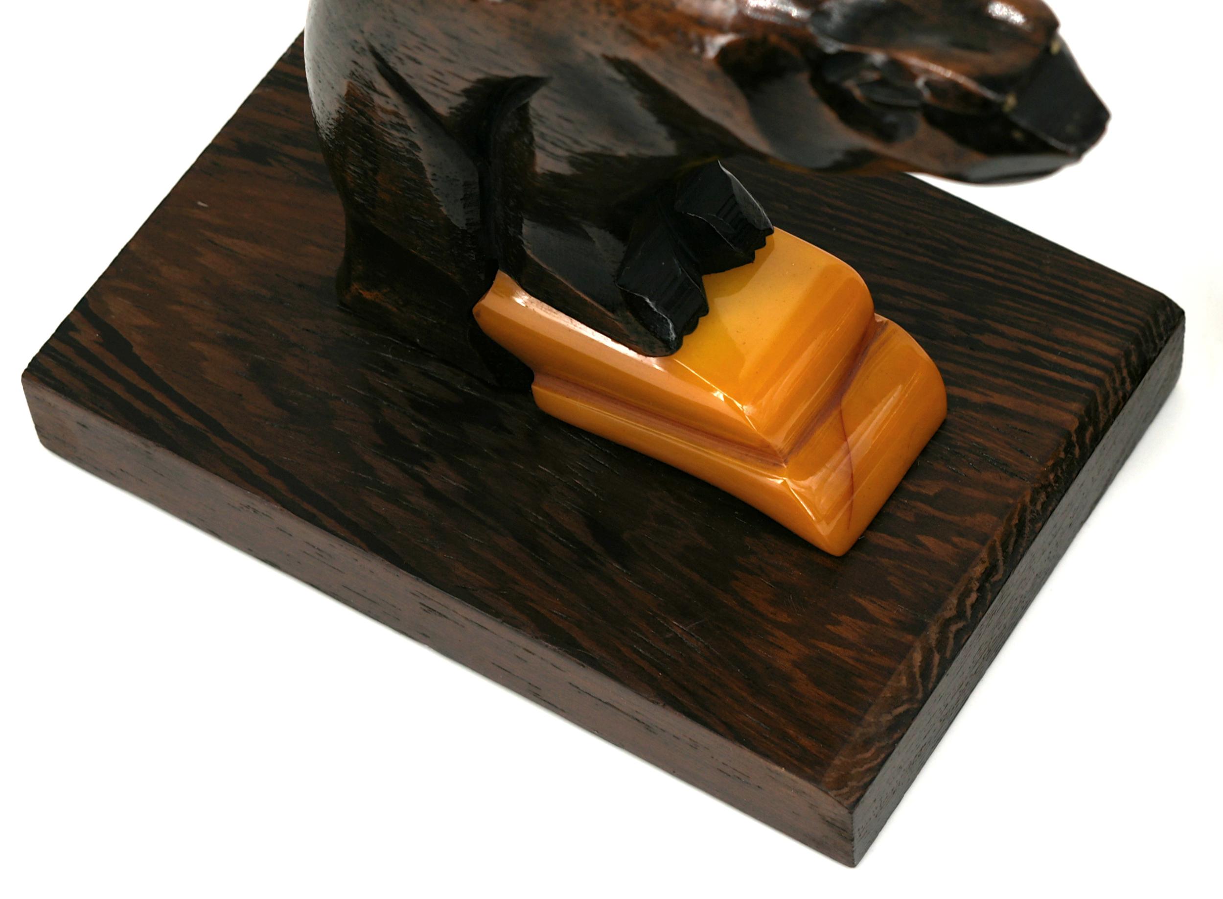 French, Art Deco Bears Bookends, 1920 For Sale 4