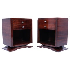 French Art Deco Bedside Chests French Art Deco Bedside Chests