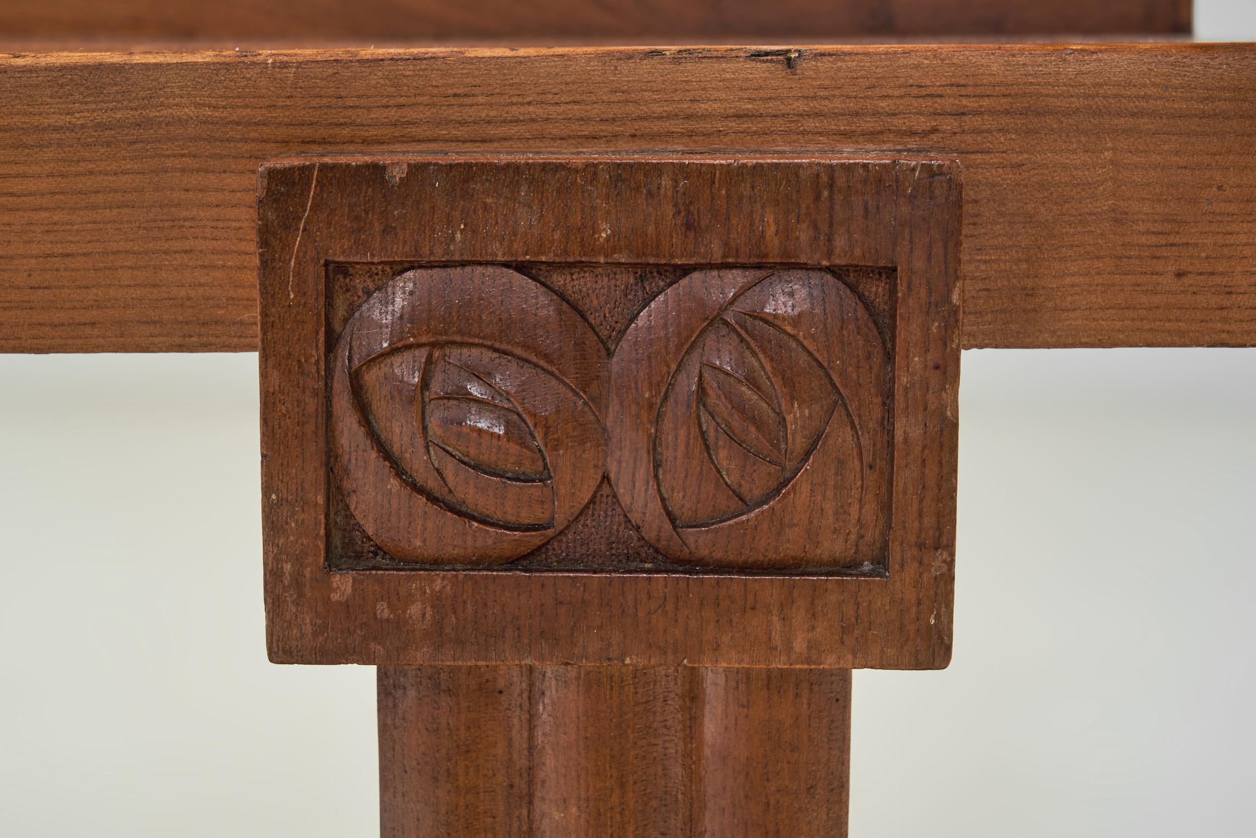 Banco Art Decó francés, Francia ca 1930s en venta 9