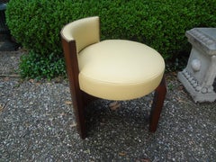 French Art Deco Bench or Stool Attributed to Francisque Chaleyssin