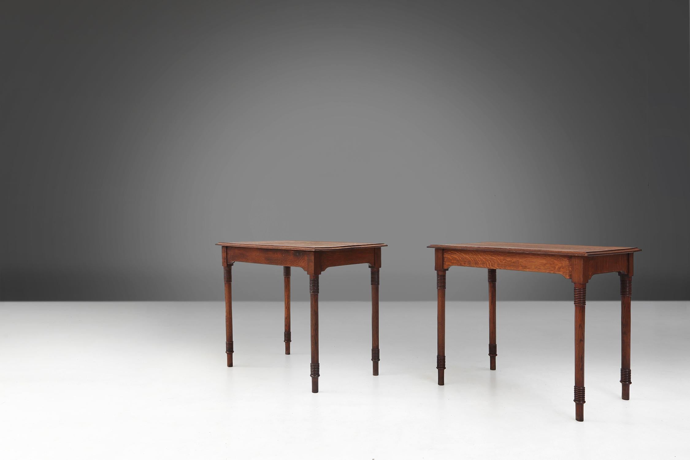 Mid-20th Century French Art Deco bistro tables 1930 For Sale