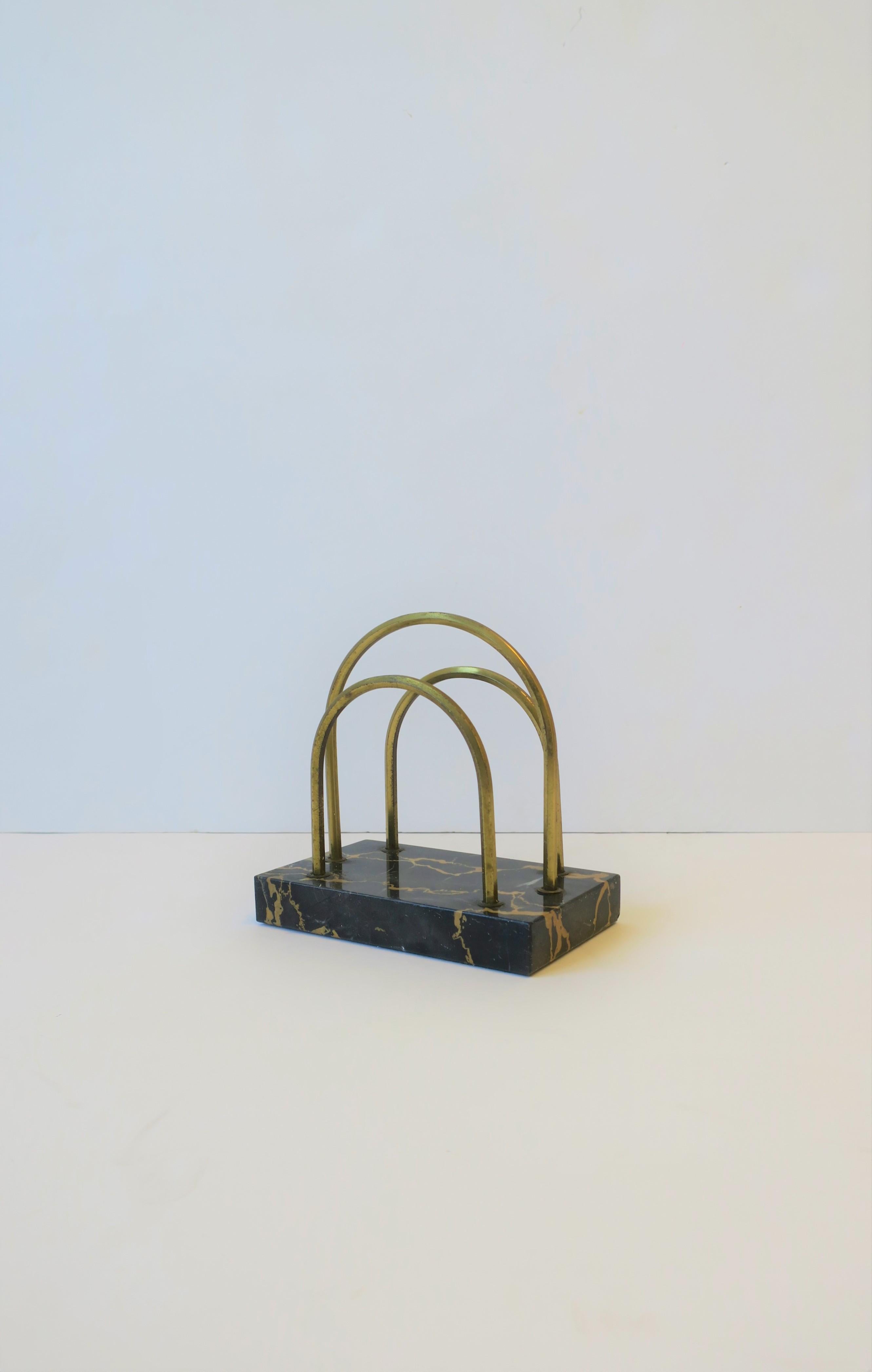 marble letter holder