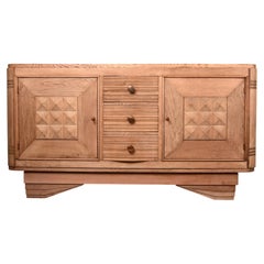 Buffet Art Déco en chêne blanchi, vers les années 1930