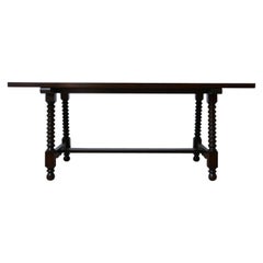 French Art Deco Bobbin Dining Table