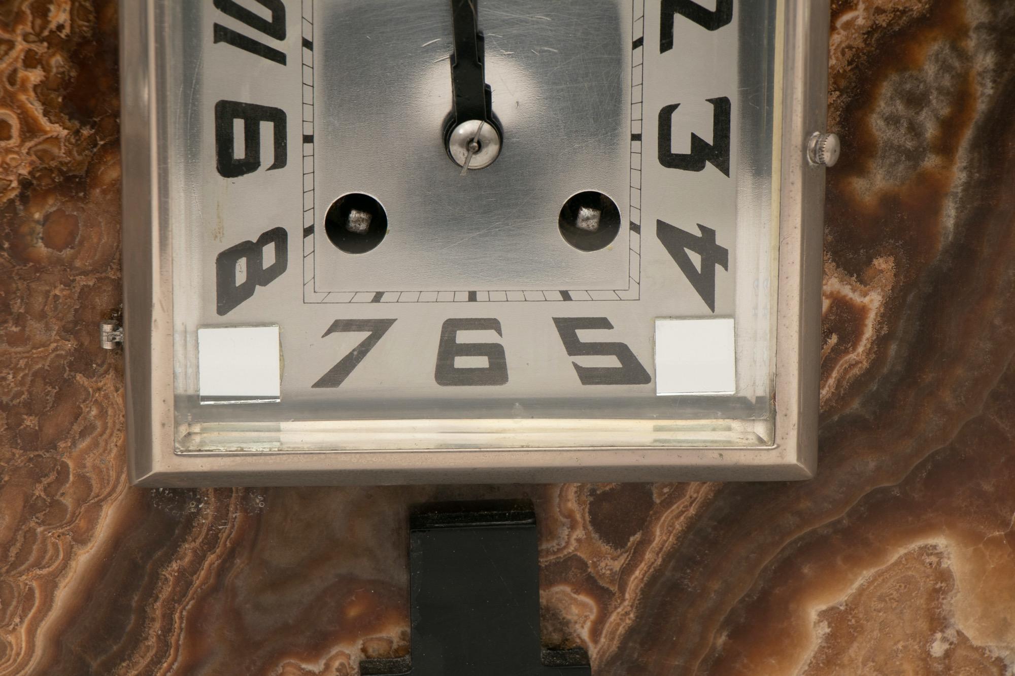 French Art Deco Borzoi Clock by Michel Decoux For Sale 10
