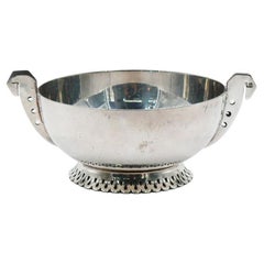 French art deco bowl solid silver