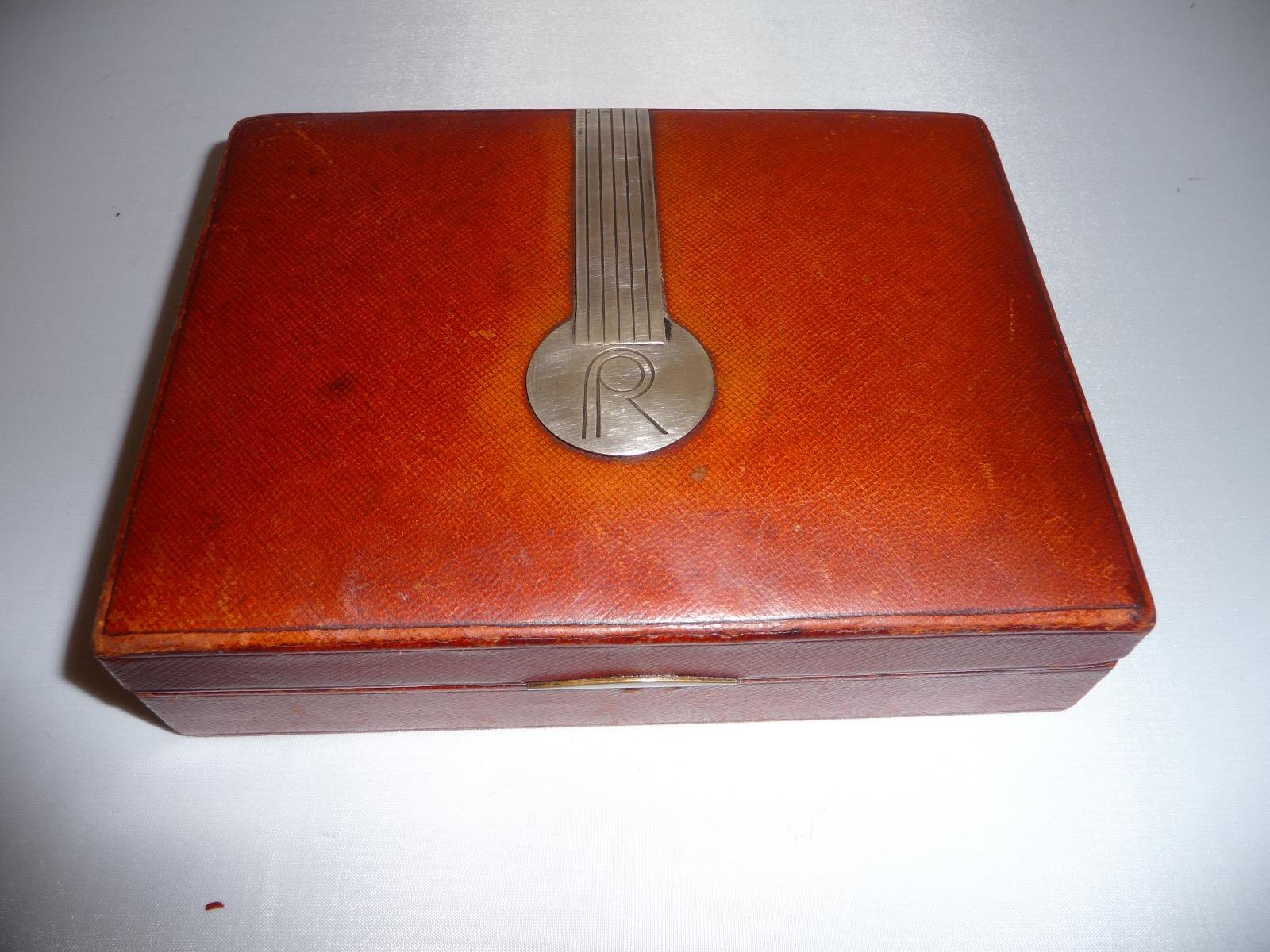 Early 20th Century French Art Deco box by Jean E.Puiforcat. Signed and stamped. 