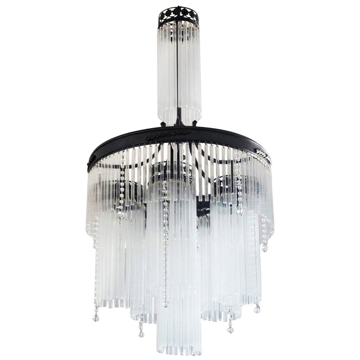 Vintage Cascading Spiked Glass Lighting