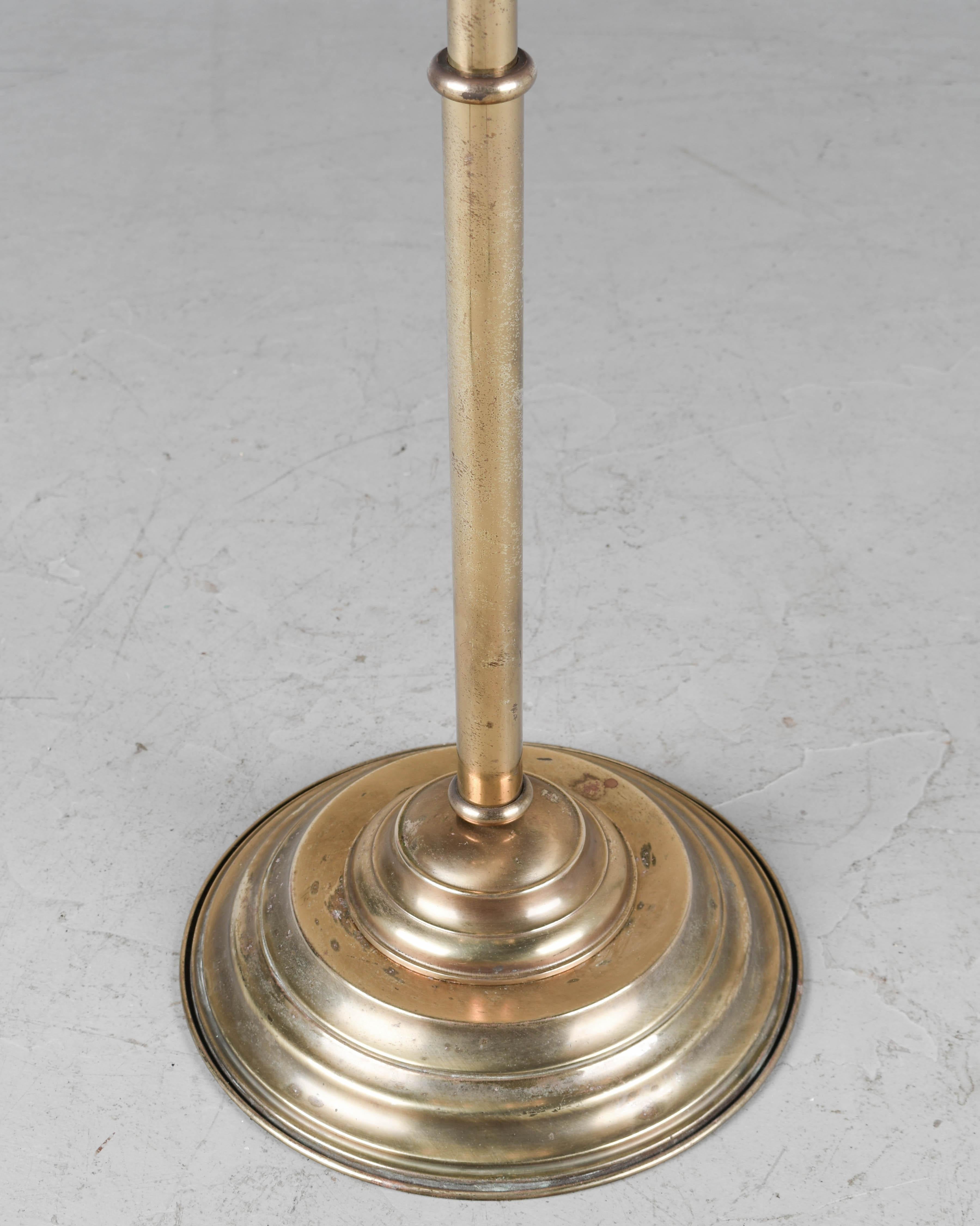 French Art Deco Brass Plant Stand 7