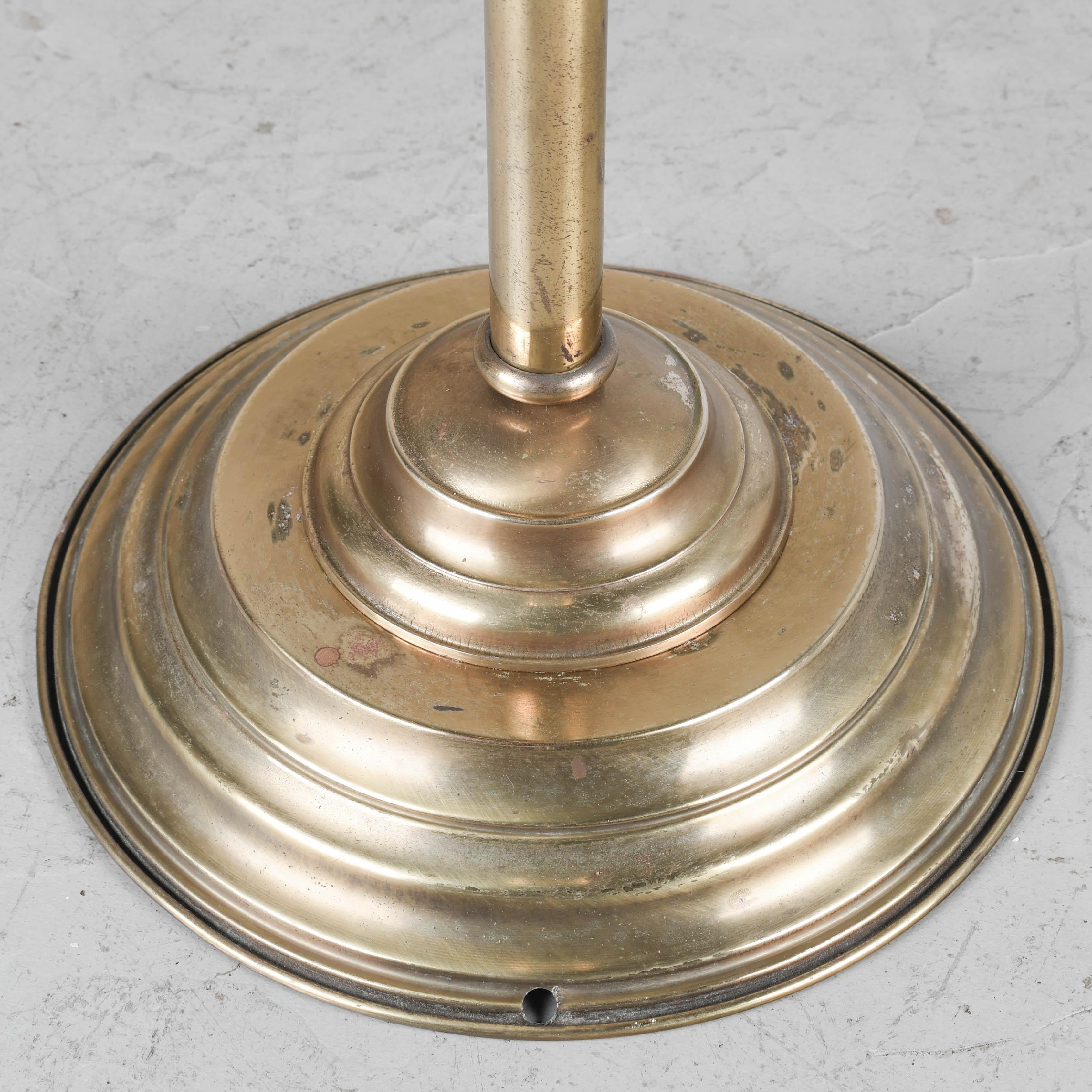 French Art Deco Brass Plant Stand 8