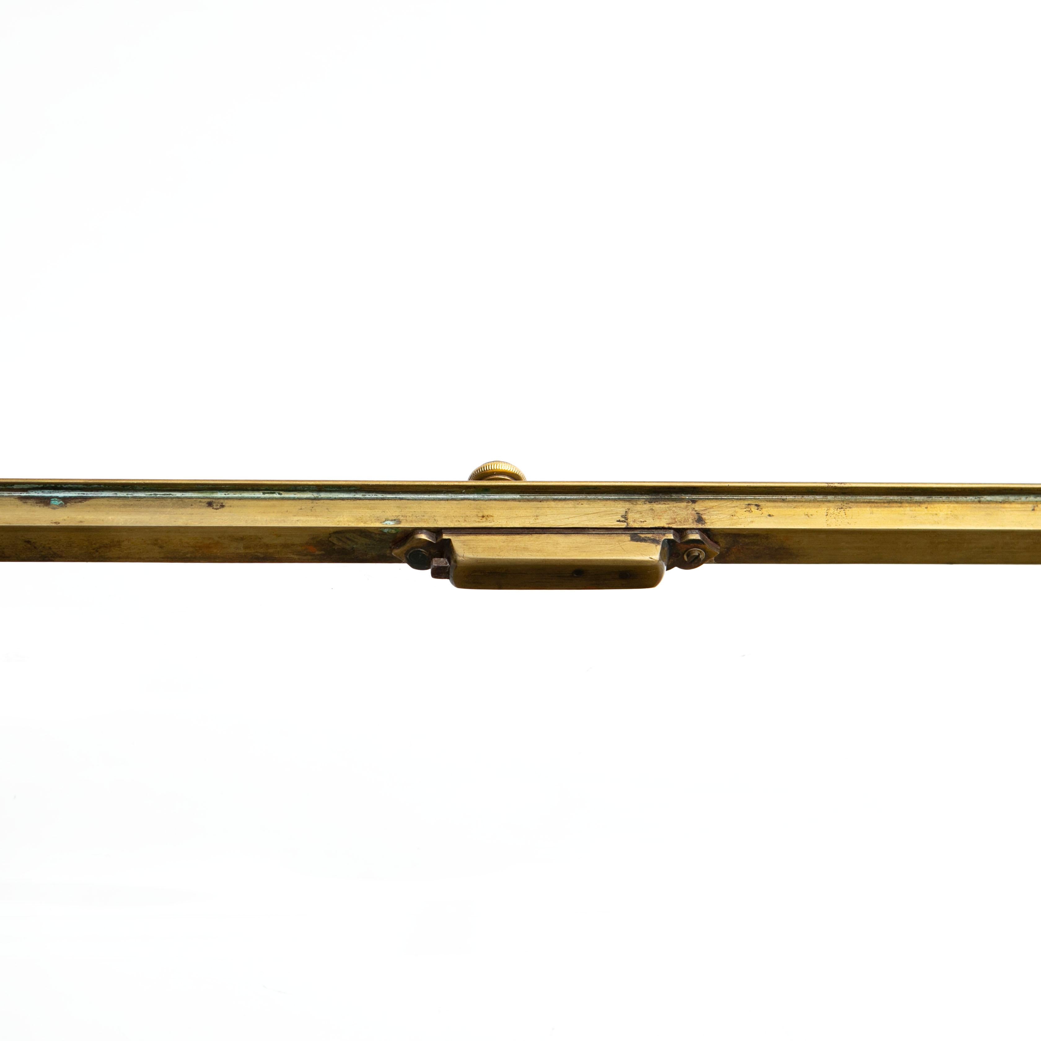 French Art Deco Brass Table Display Vitrine 3