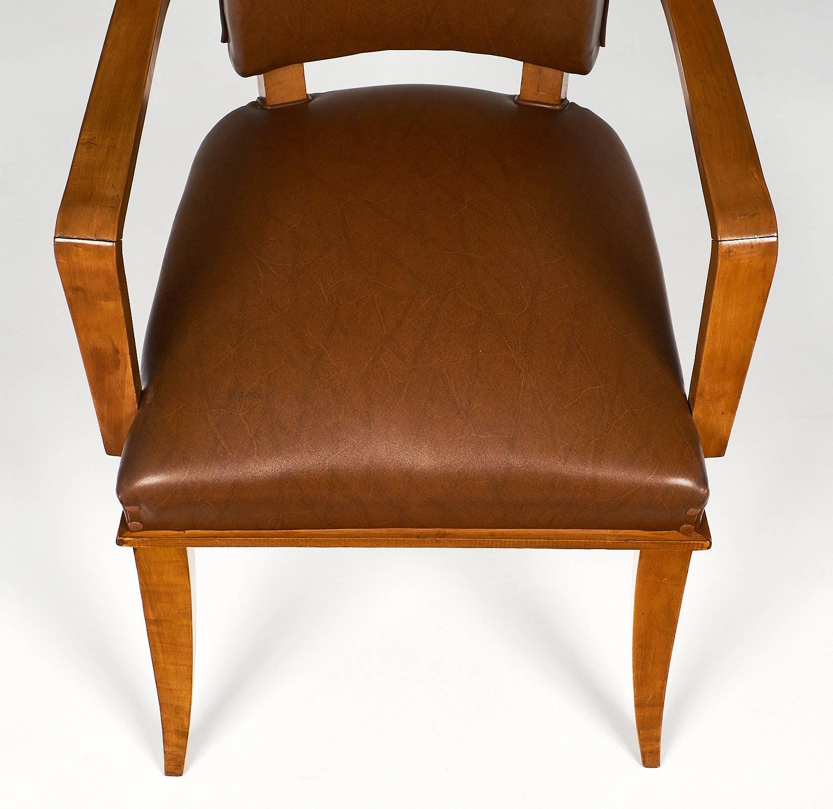 Mid-20th Century French Art Deco Bridge Chairs