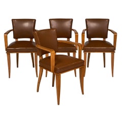 French Art Deco Bridge Chairs