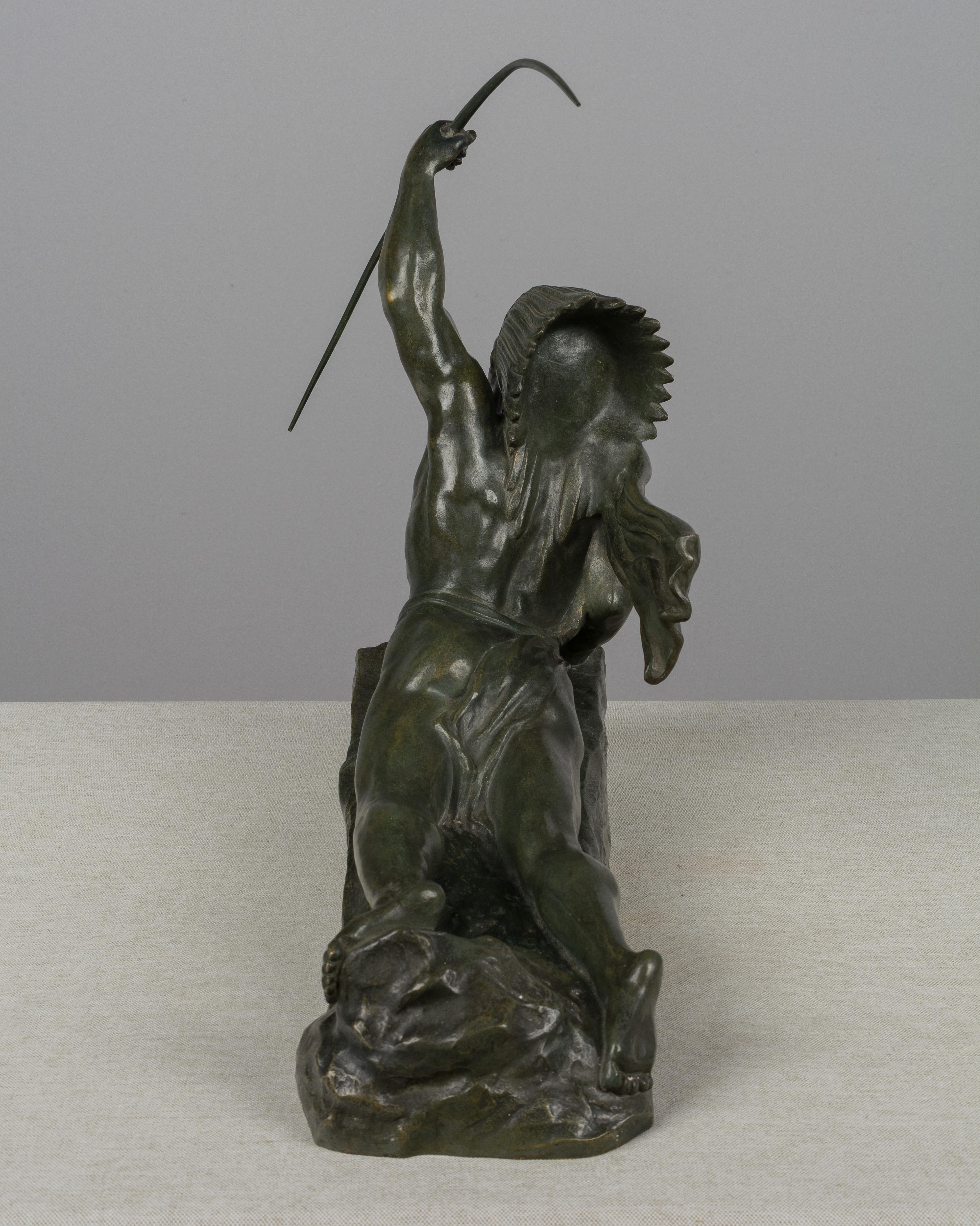 French Art Deco Bronze by Marcel André Bouraine 10