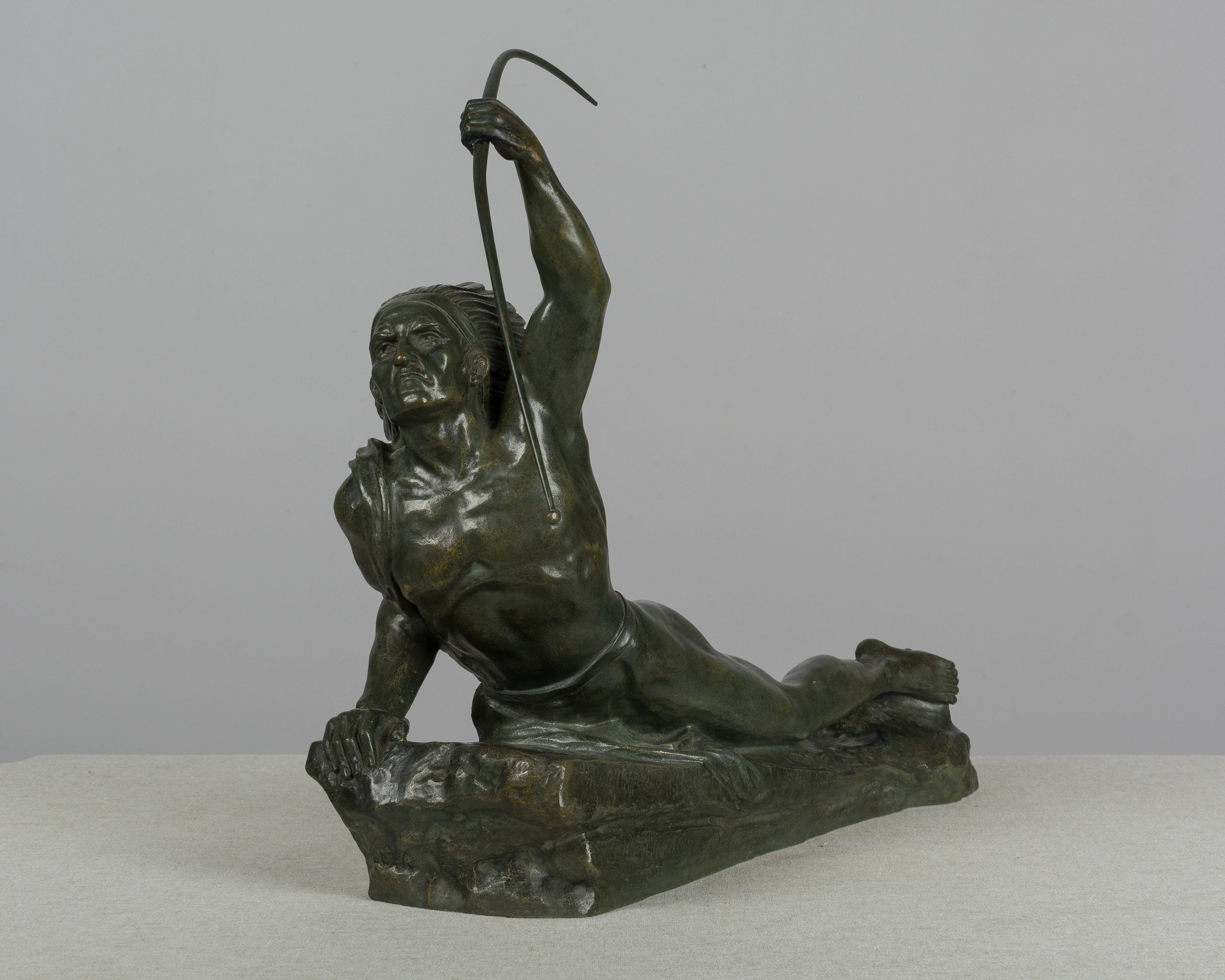 French Art Deco Bronze by Marcel André Bouraine 1