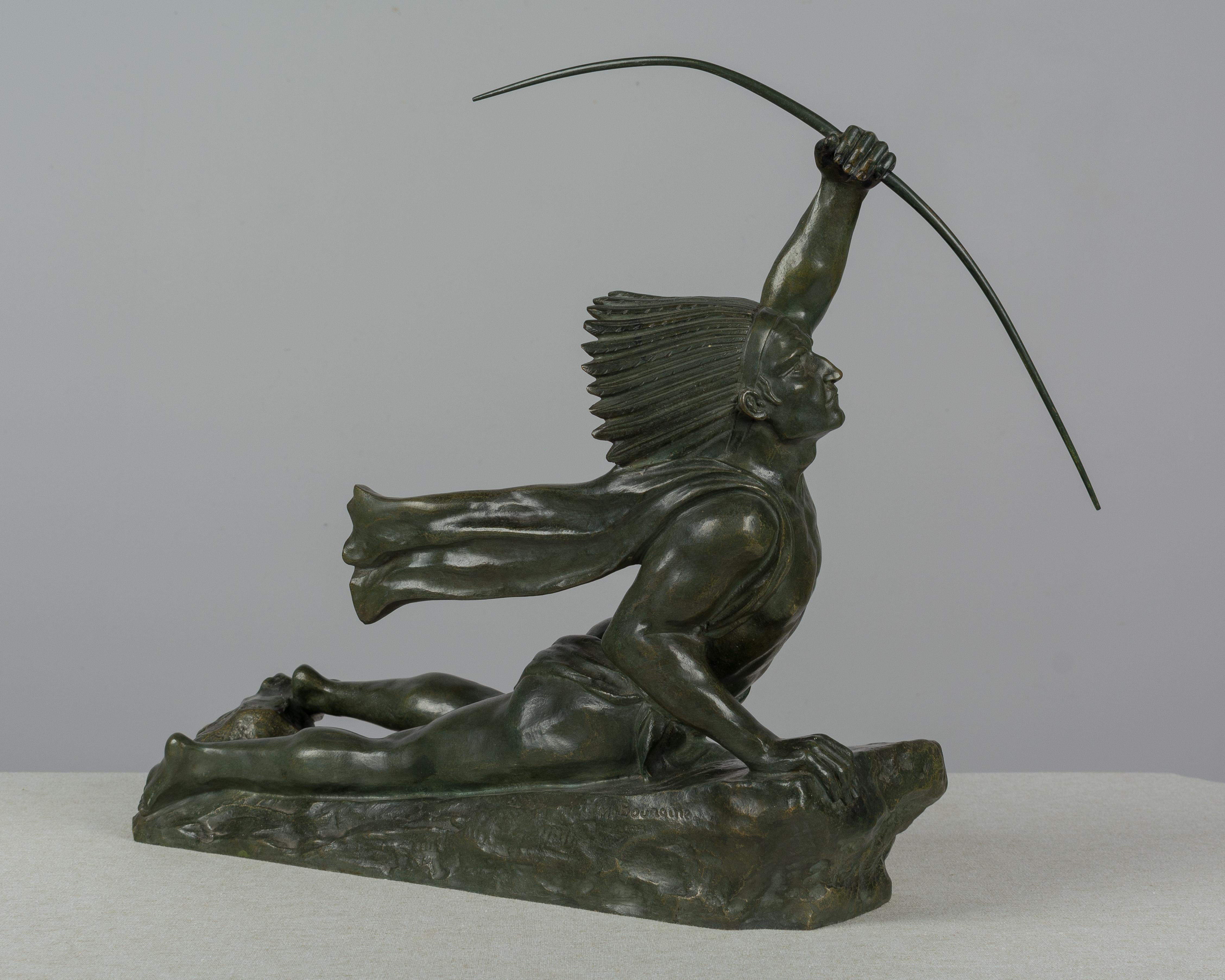French Art Deco Bronze by Marcel André Bouraine 3