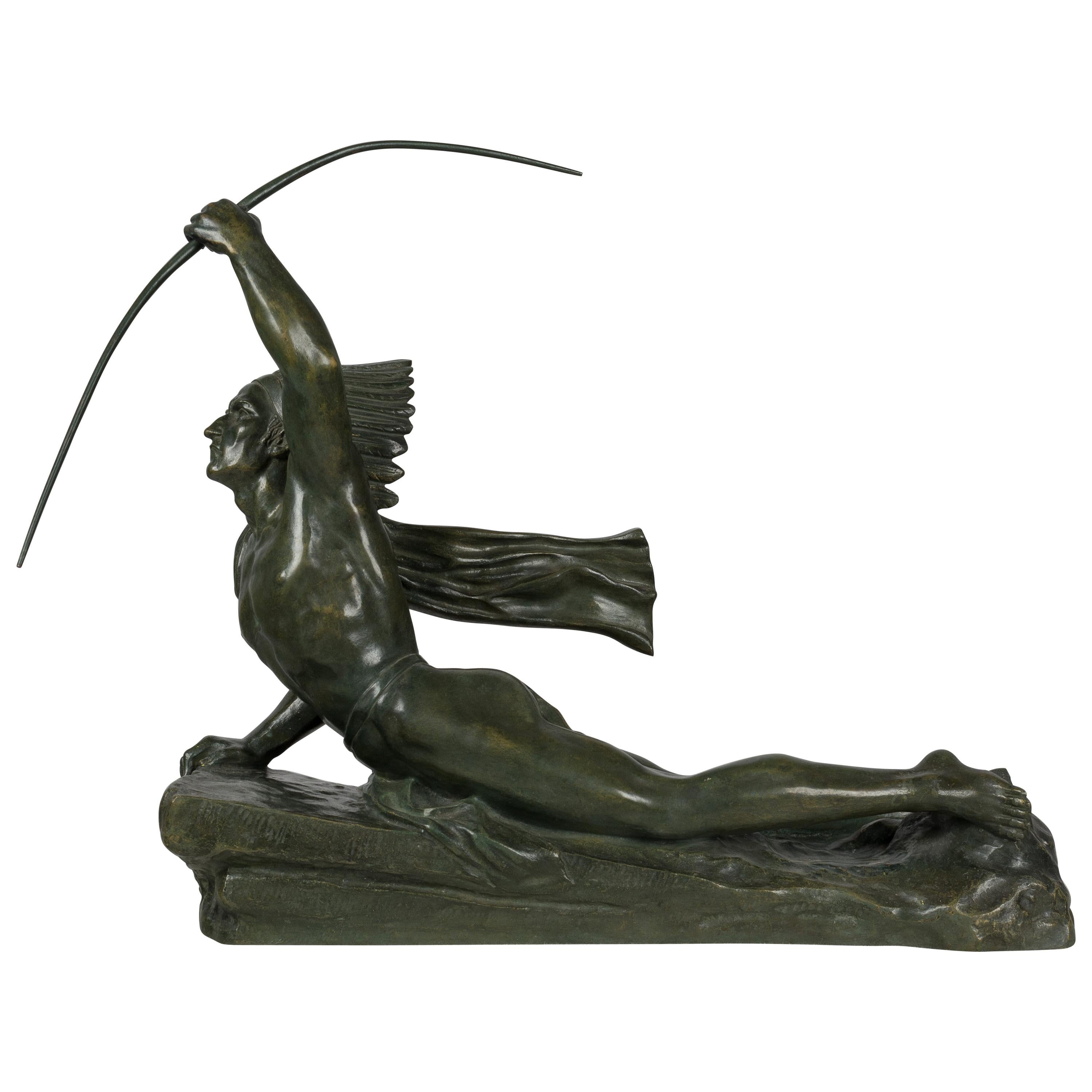 French Art Deco Bronze by Marcel André Bouraine
