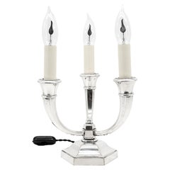 Candelabro francese in bronzo Art Déco, 1920