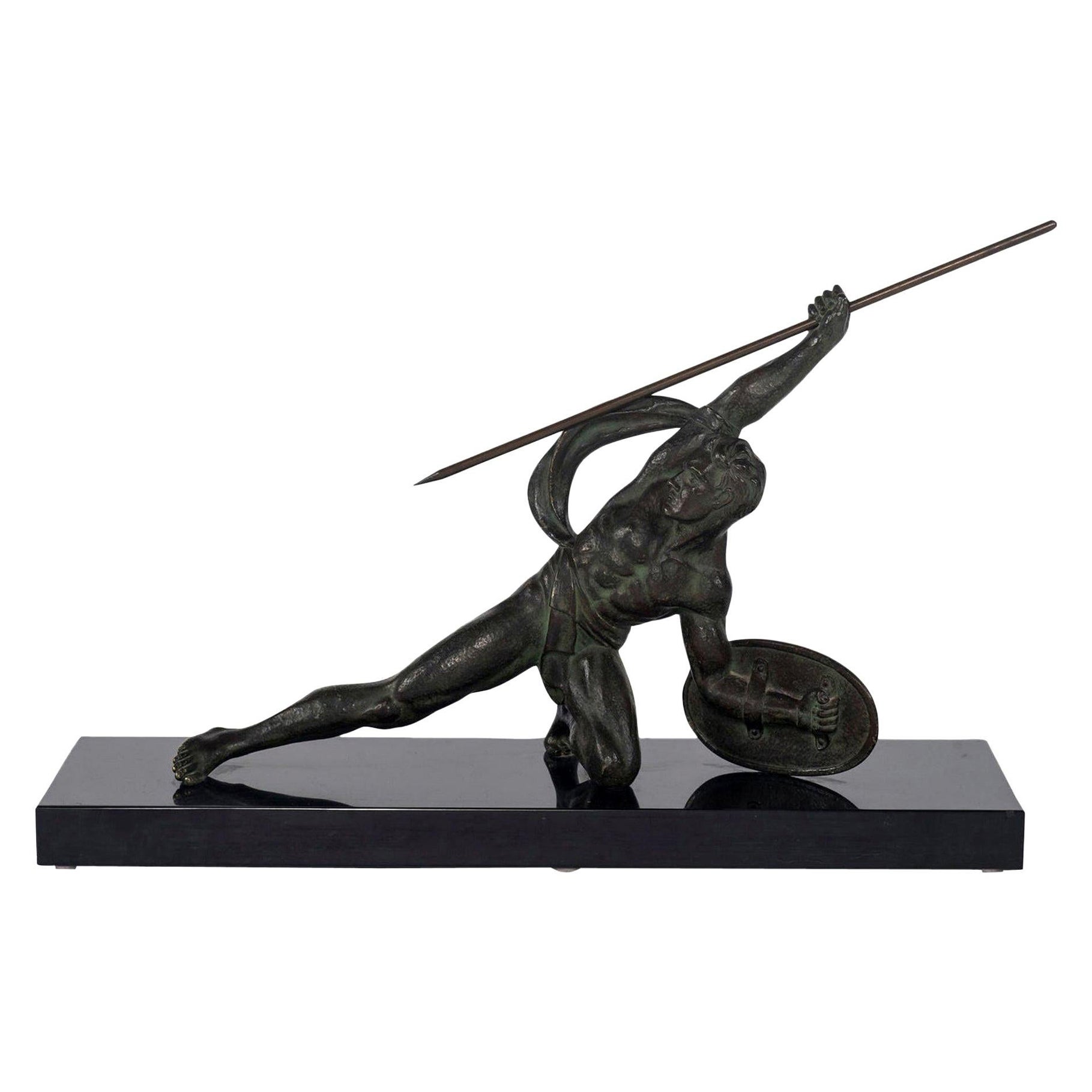 Figura in bronzo Art Deco francese