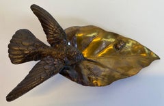 Vide-Poche en bronze en forme de colibri attribué à Louis-Albert Carvin French Art Deco