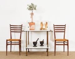 French Art Deco Bronze Marble Top Washstand Vanity