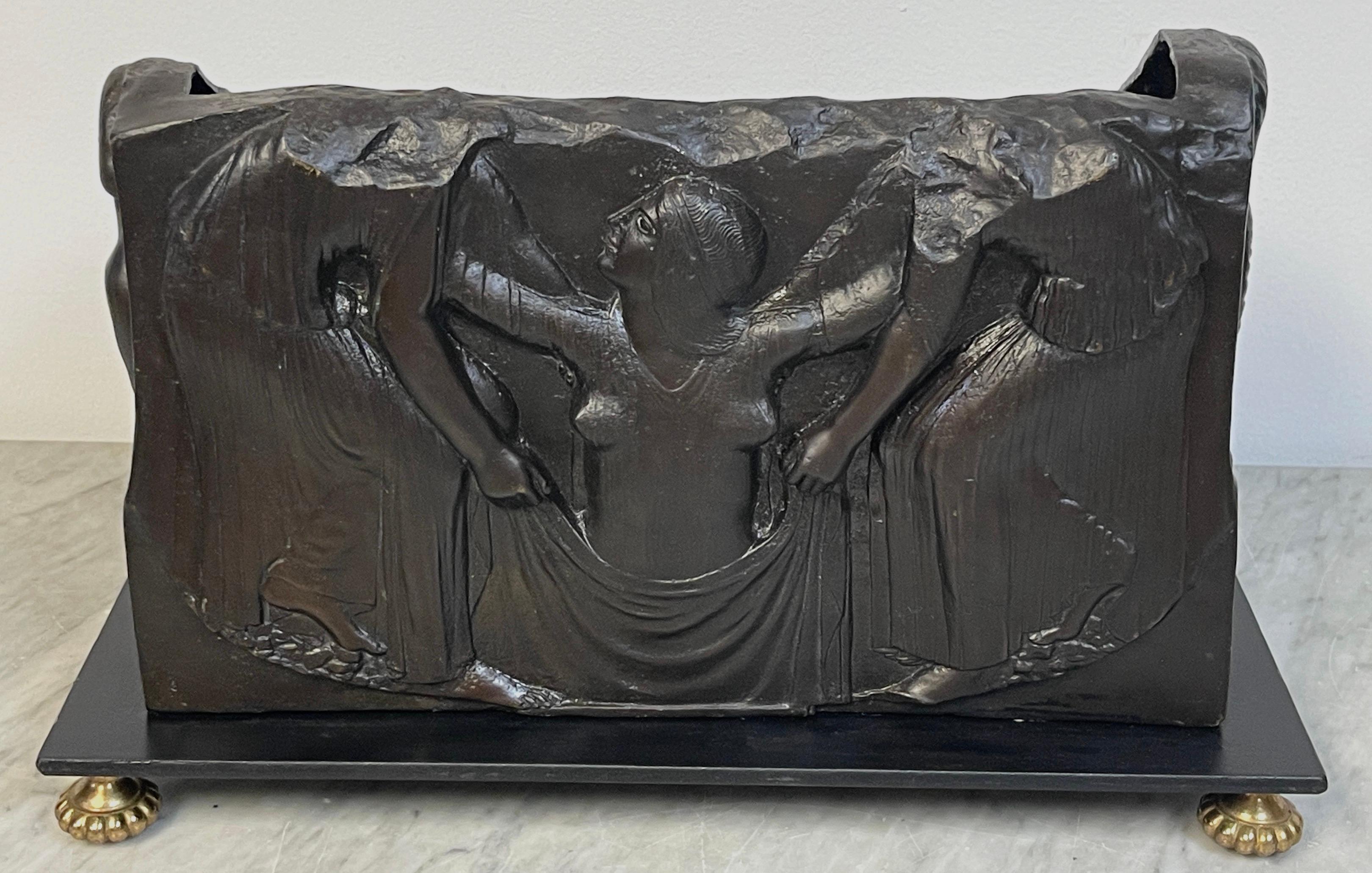 French Art Deco Bronze Neo-Greek Jardiniere/ Planter For Sale 1