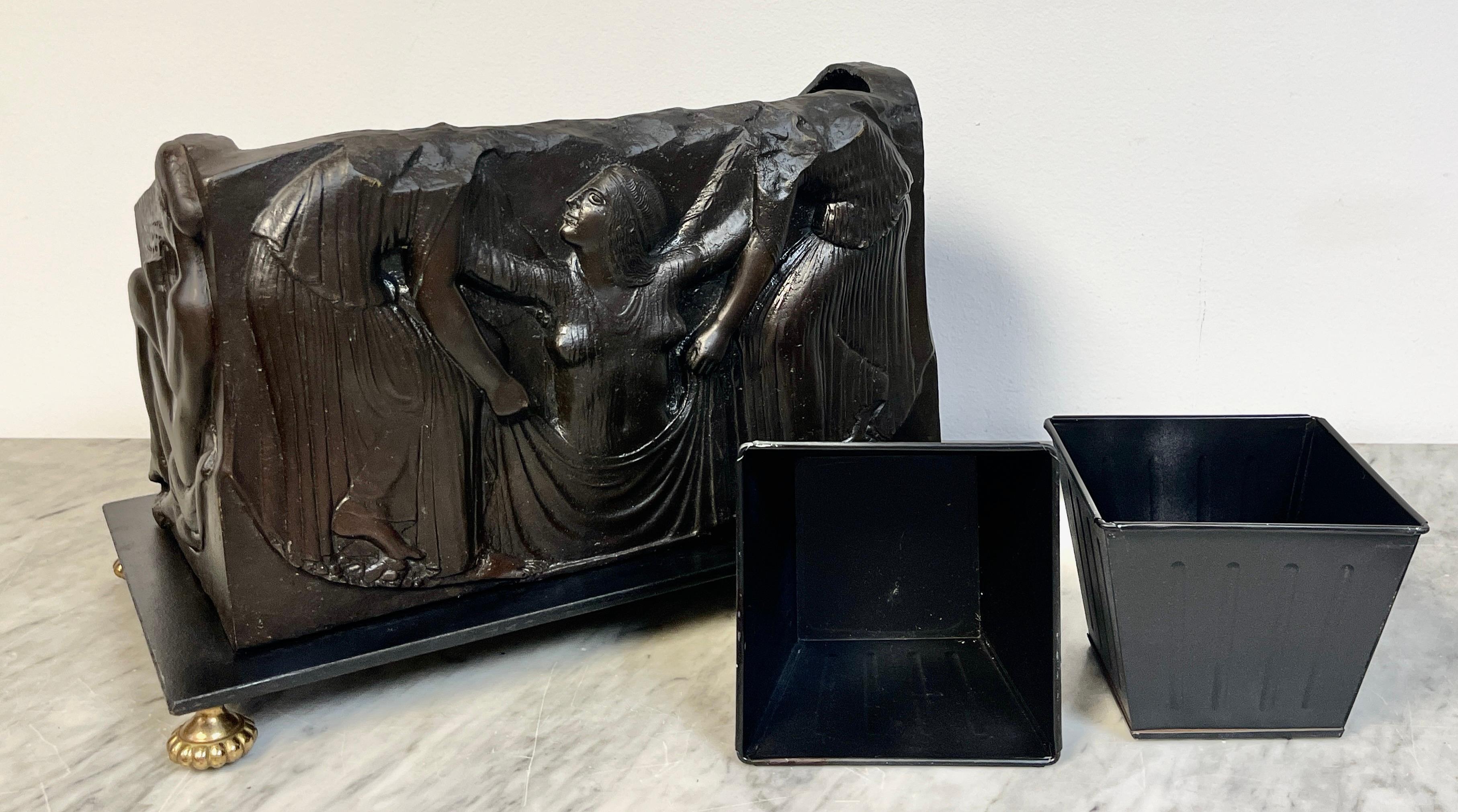 French Art Deco Bronze Neo-Greek Jardiniere/ Planter For Sale 2