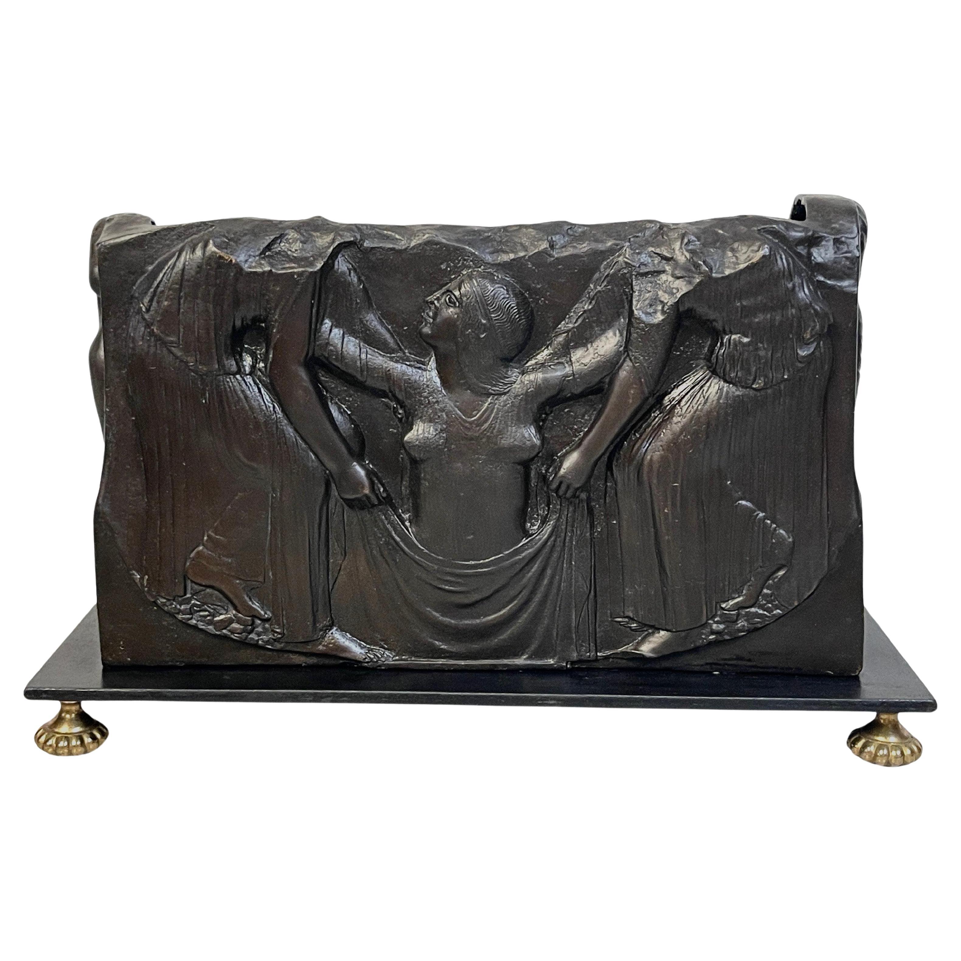 French Art Deco Bronze Neo-Greek Jardiniere/ Planter