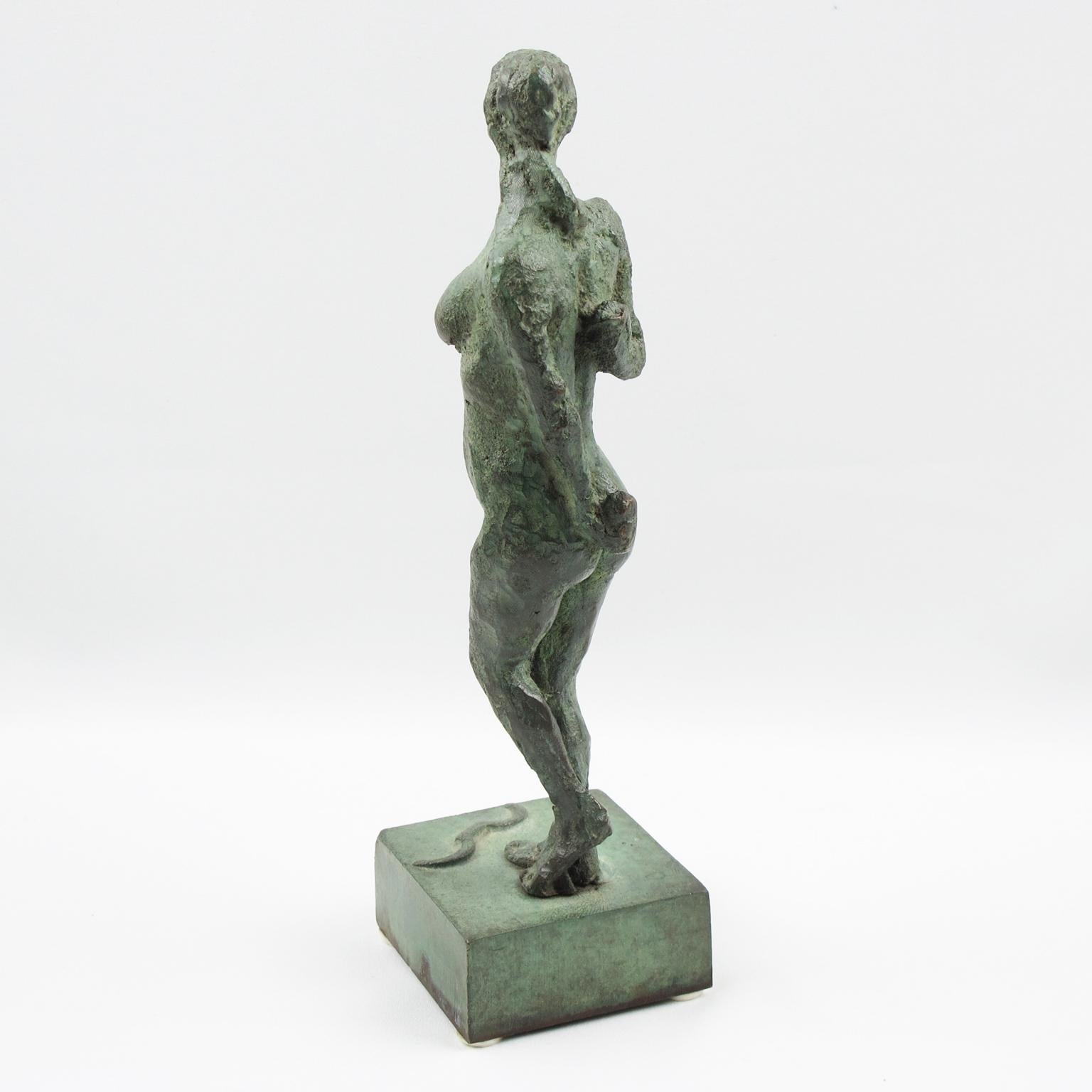 Art Deco Bronze Sculpture Artemis, Diana the Huntress, France 1930s 5