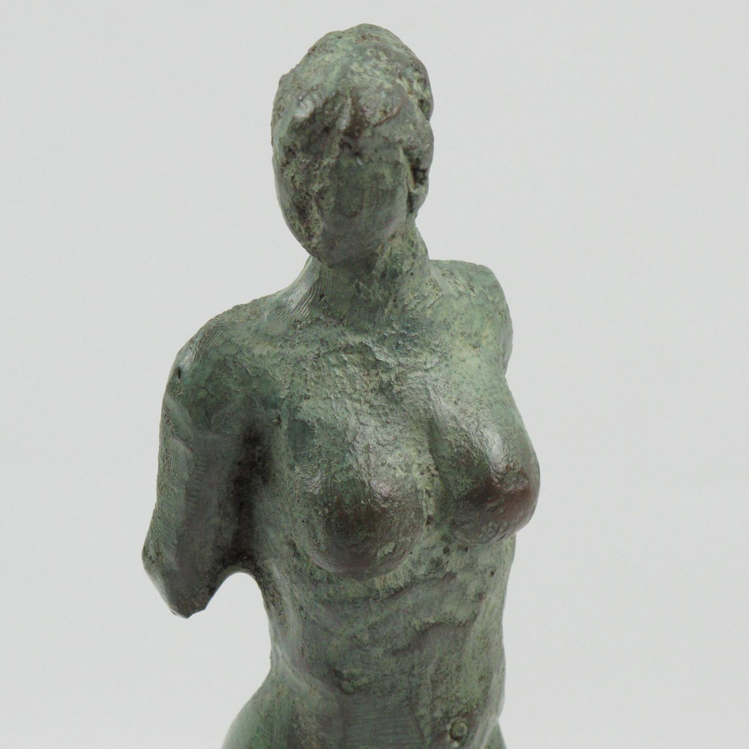 Art Deco Bronze Sculpture Artemis, Diana the Huntress, France 1930s 1