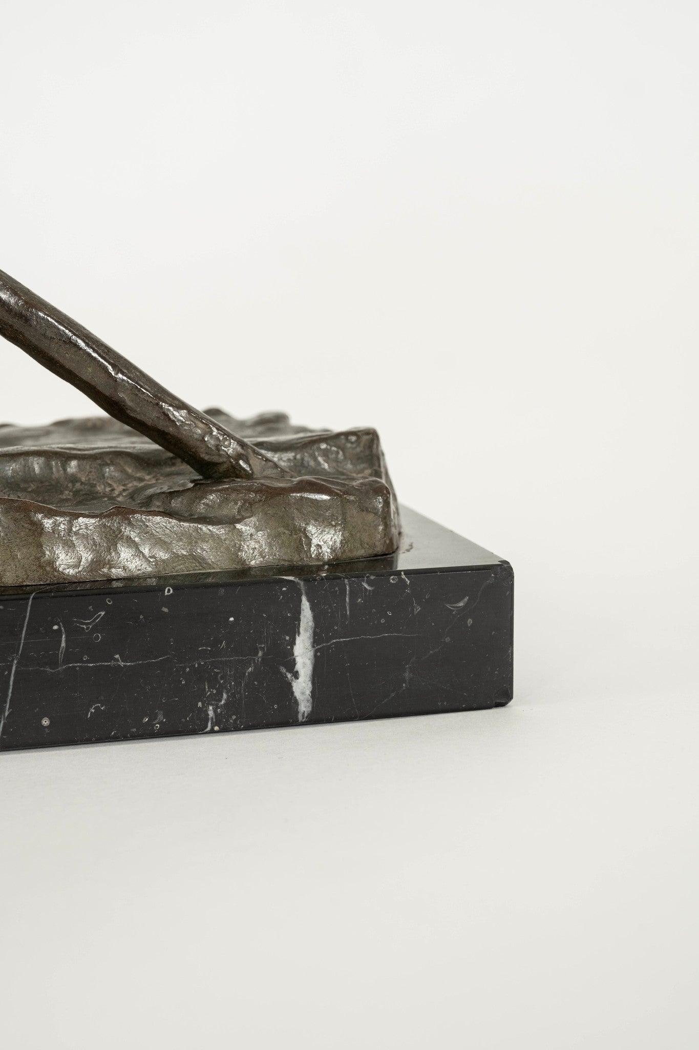 Scultura in bronzo Art Deco francese di Alexandre Ouline in vendita 2