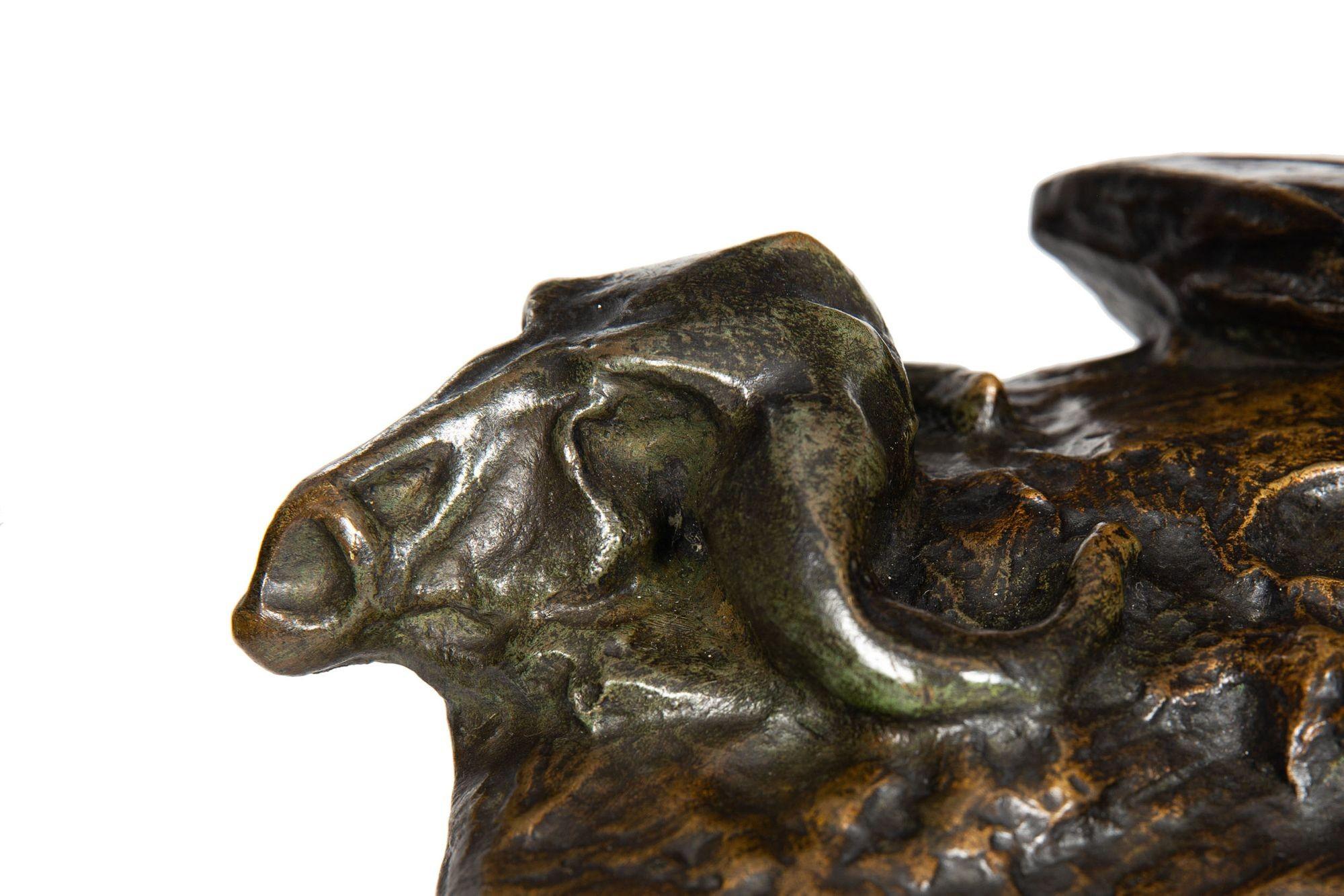 Sculpture Art déco française amérindienne sur cheval Edouard Drouot en vente 5