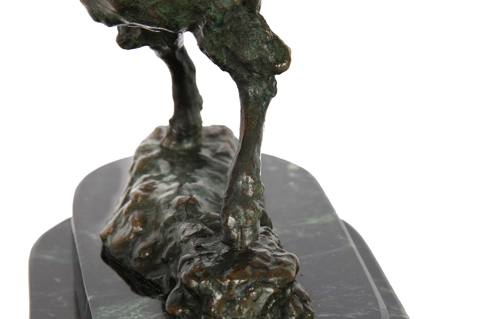 French Art Deco Bronze Sculpture of “Jumping Goat”, Bookend by Maurice Prost 5