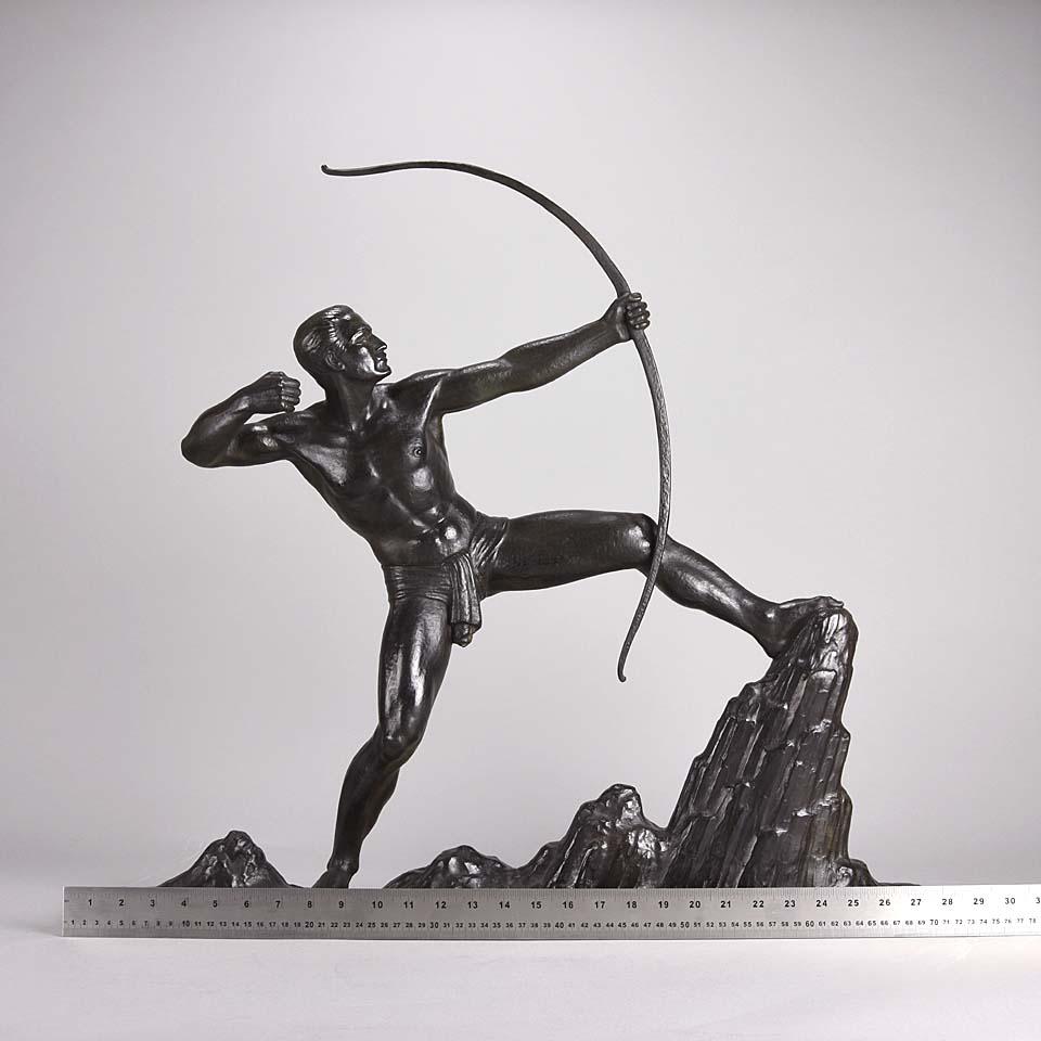 Early 20th Century French Art Deco Bronze Study 