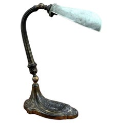 French Art Deco Bronze Table Lamp
