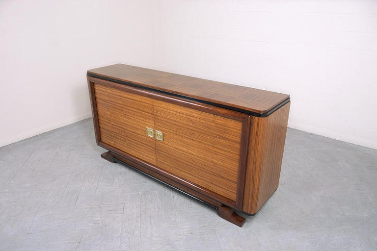 Mahogany Art Deco Credenza For Sale at 1stDibs