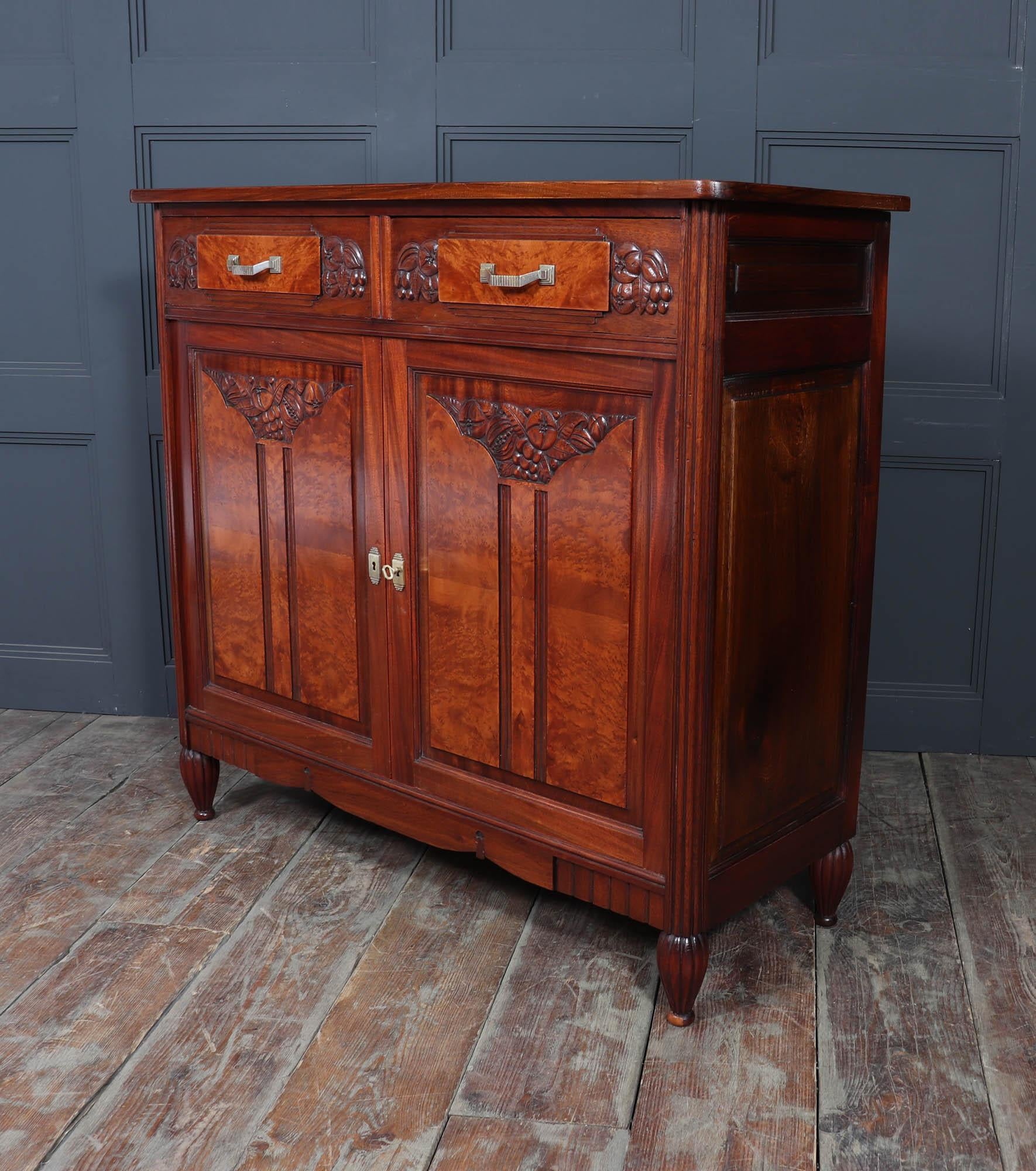 French Art Deco Buffet Sideboard For Sale 12