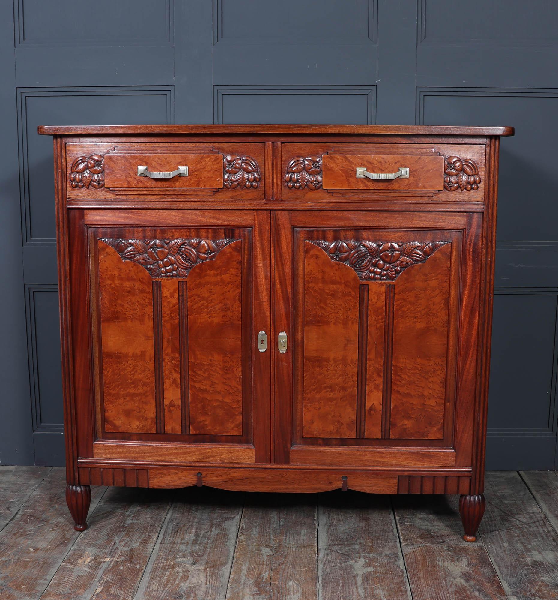 French Art Deco Buffet Sideboard For Sale 1