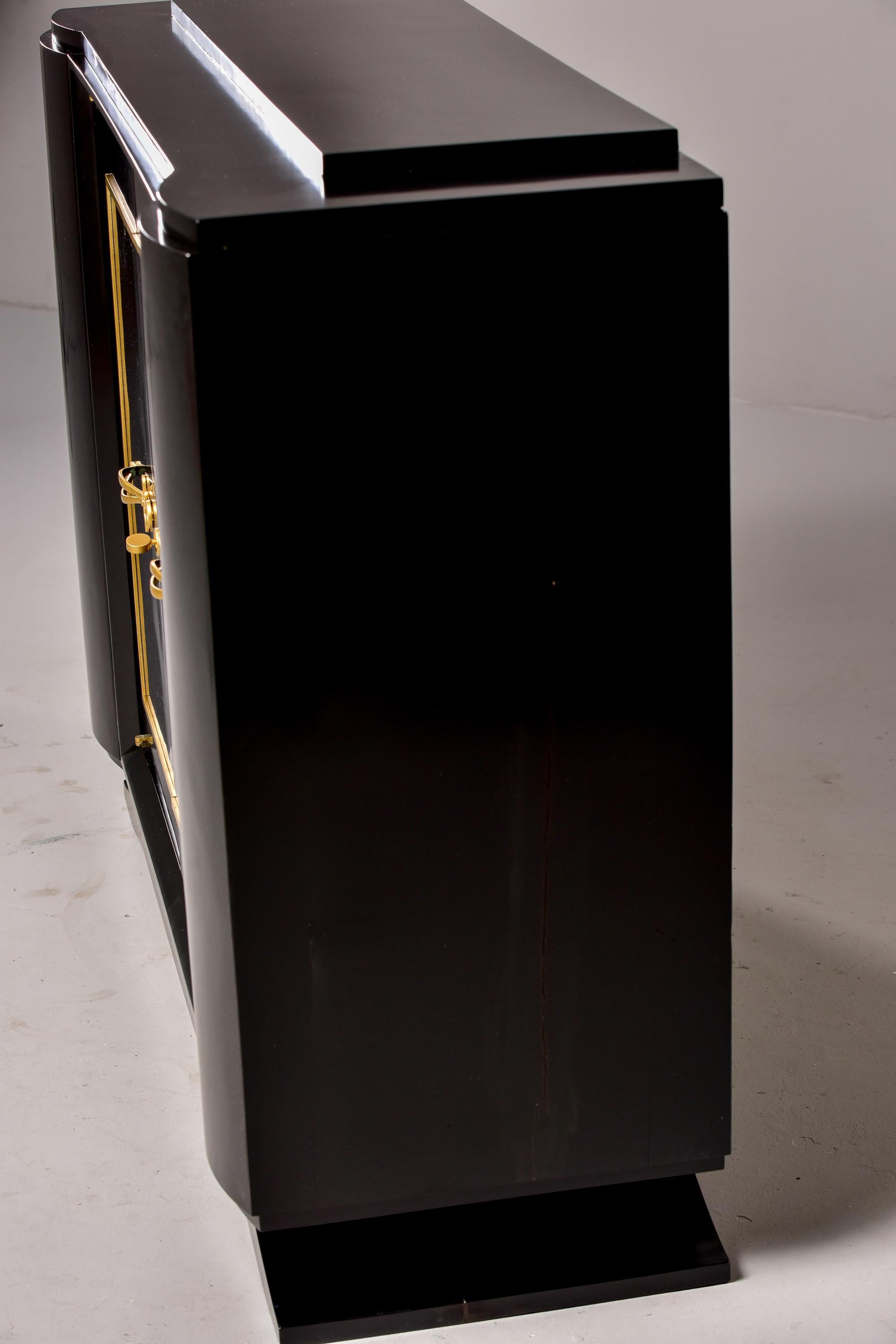 French Art Deco Buffet with Black Finish 7