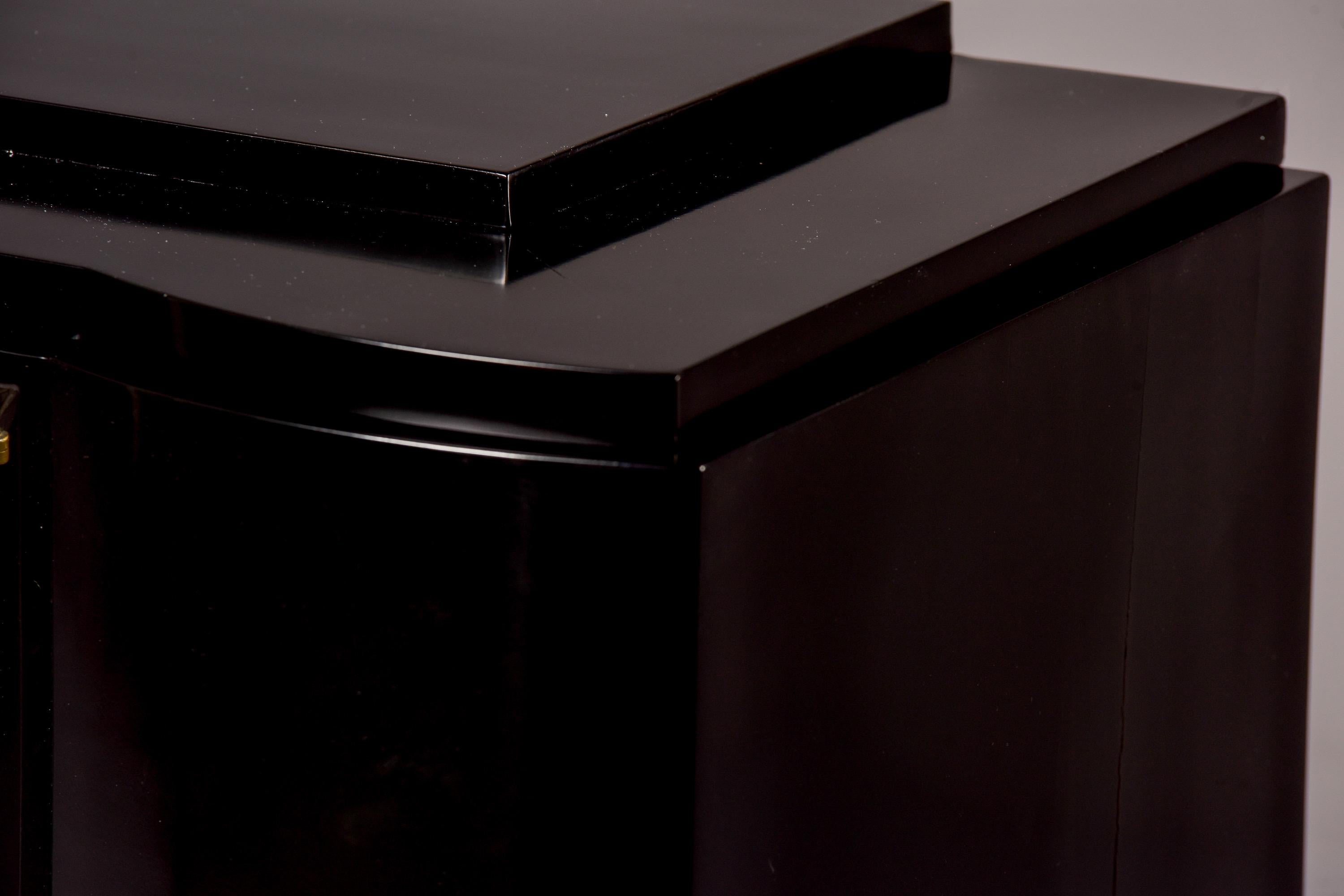 French Art Deco Buffet with Black Finish 4