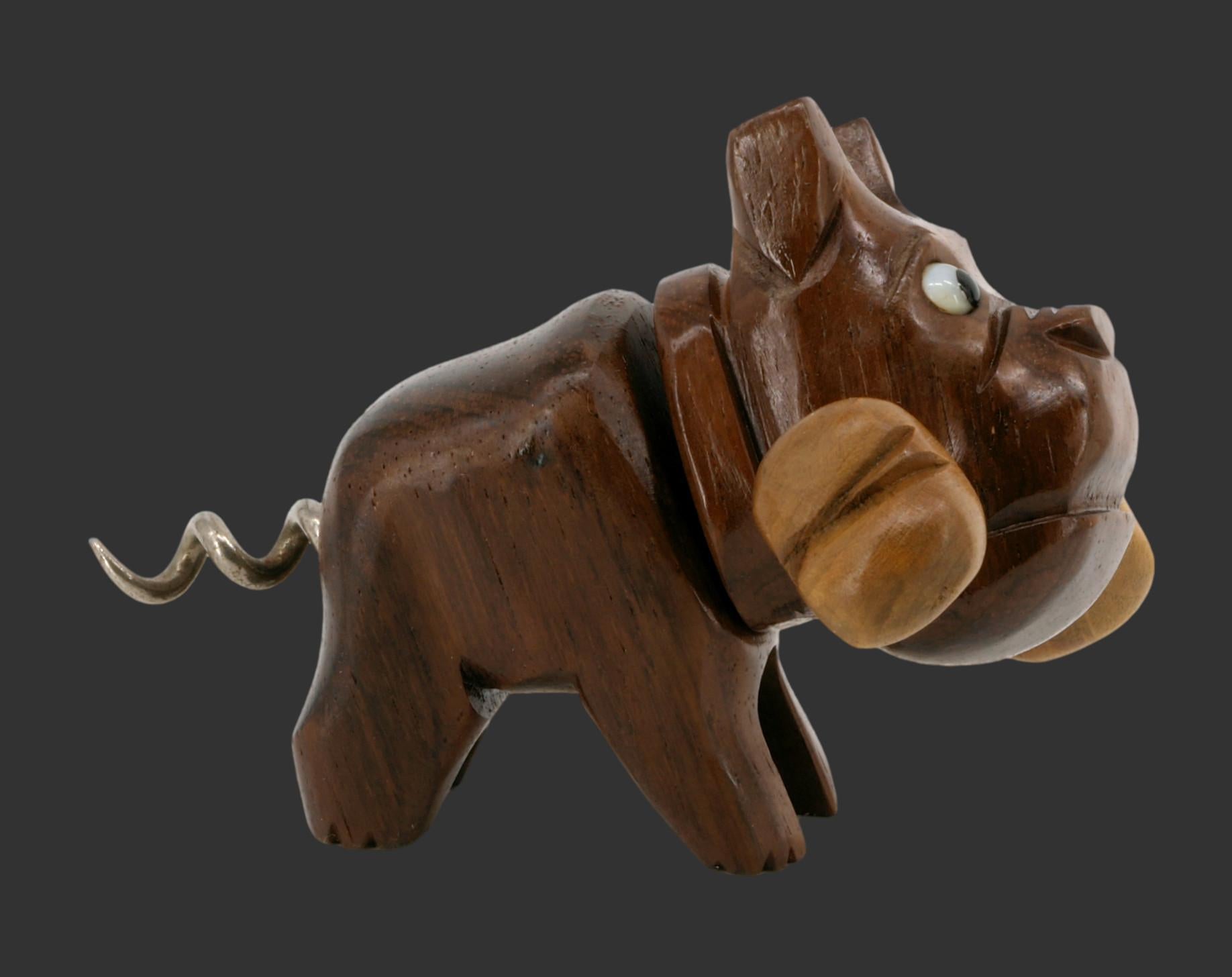 Crémaillère française Art Déco Bulldog Corkscrew, 1920 Excellent état - En vente à Saint-Amans-des-Cots, FR