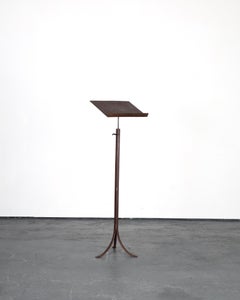 French Art Deco C.1930s Forged Iron Host/Music Stand