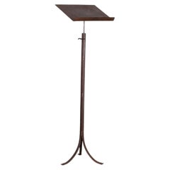French Art Deco C.1930s Forged Iron Host/Music Stand